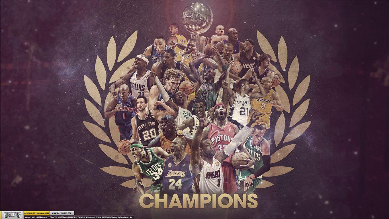 NBA Champions Wallpaper. Wood grain. Nba champions