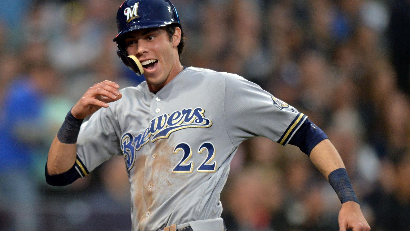 Christian Yelich to miss game with oblique stiffness.