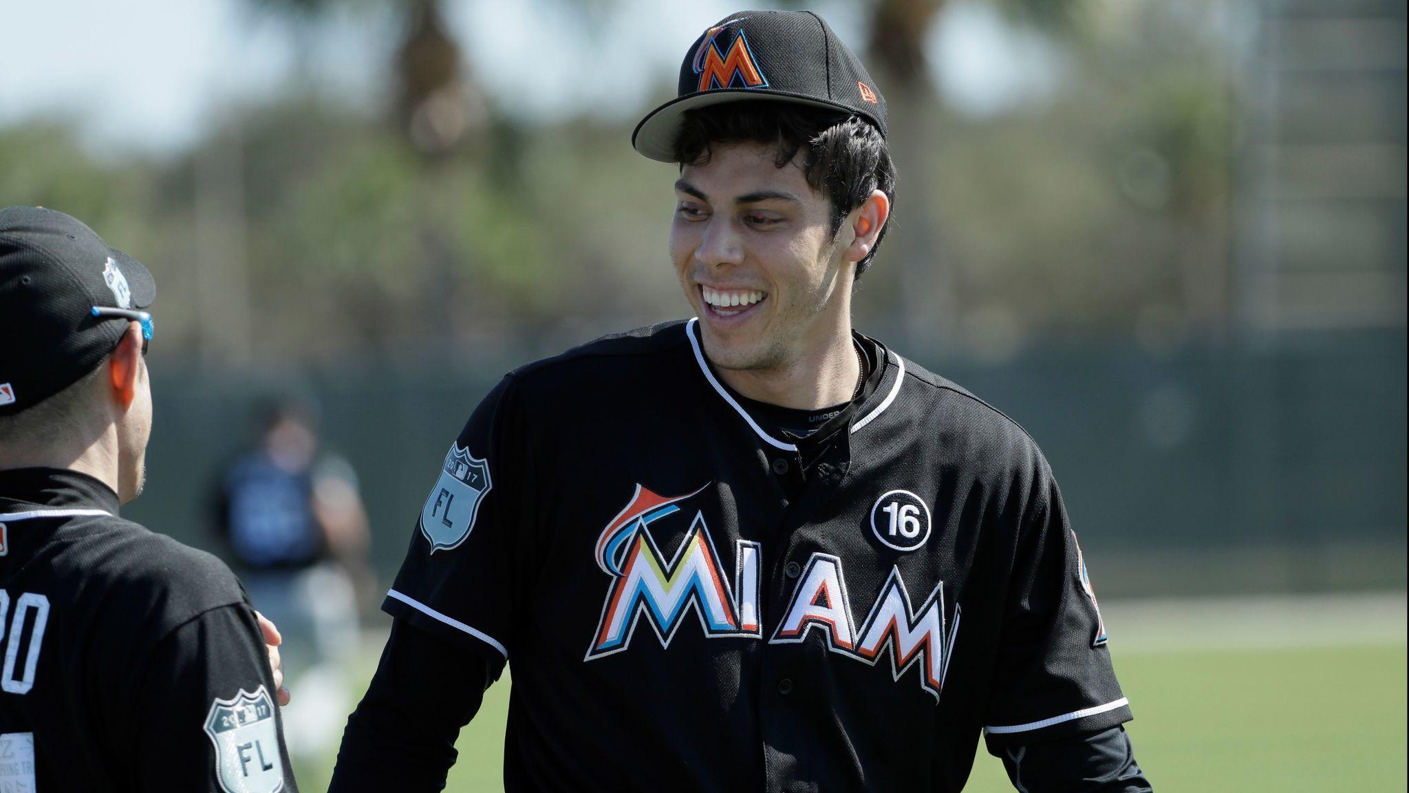 Edinson Volquez debuts as Christian Yelich and Justin Bour homer