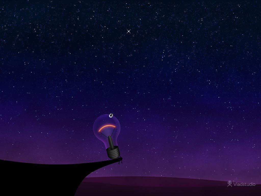 Light bulb · Desktop wallpaper · Vladstudio