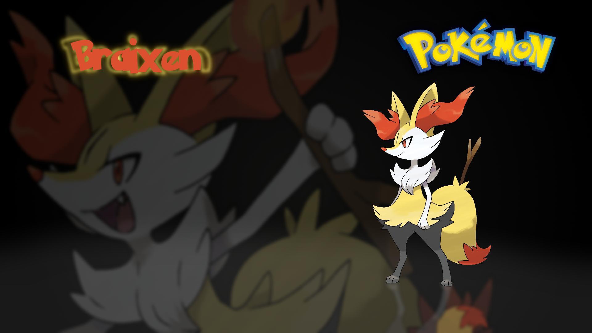 I made a Braixen wallpaper for my boyfriend, thought I could post it