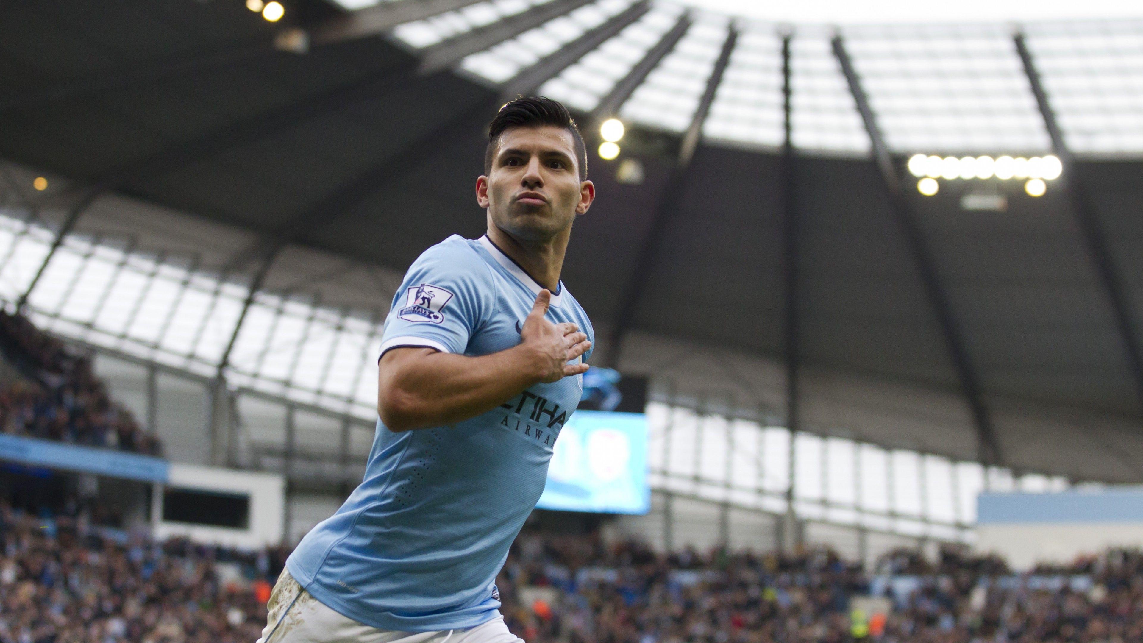 Wallpaper Football, Sergio Aguero, soccer, The best players 2015