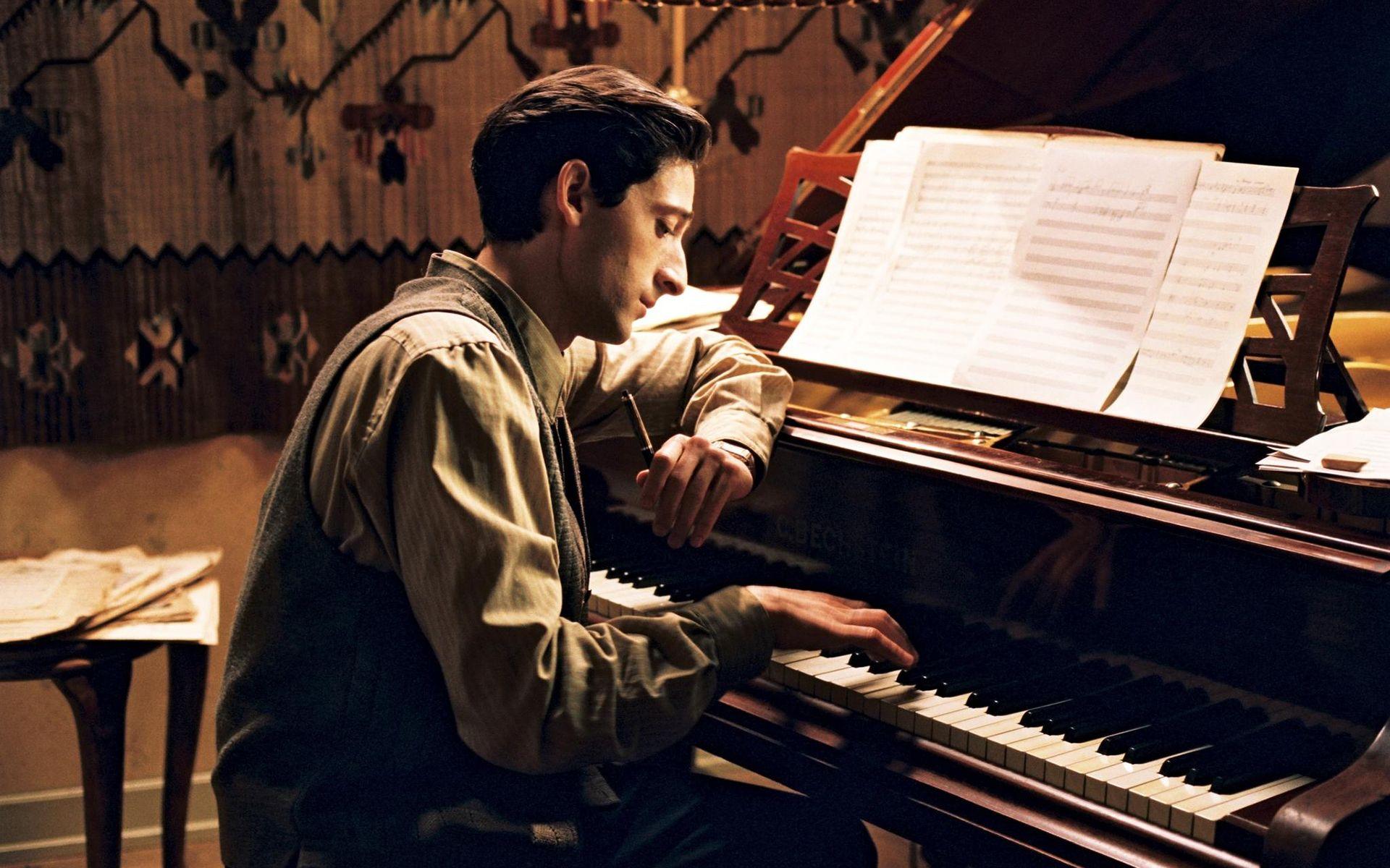 The Pianist Piano Adrien Brody wallpaperx1200