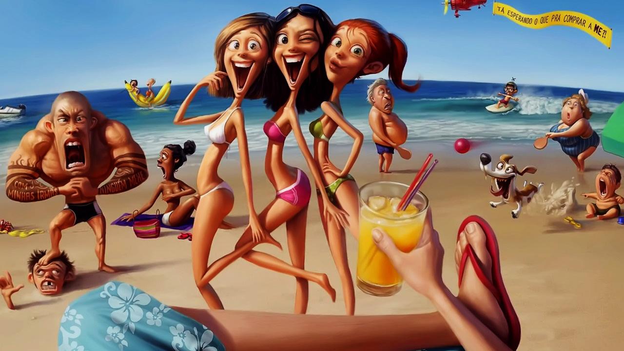 Cool Beach Party Wallpaper