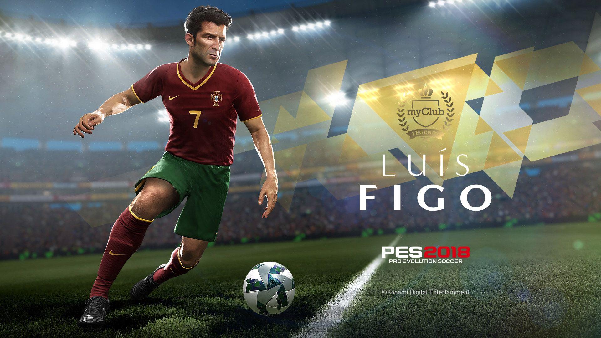 Portuguese Legend Luís Figo is coming to Pro Evolution Soccer 2018