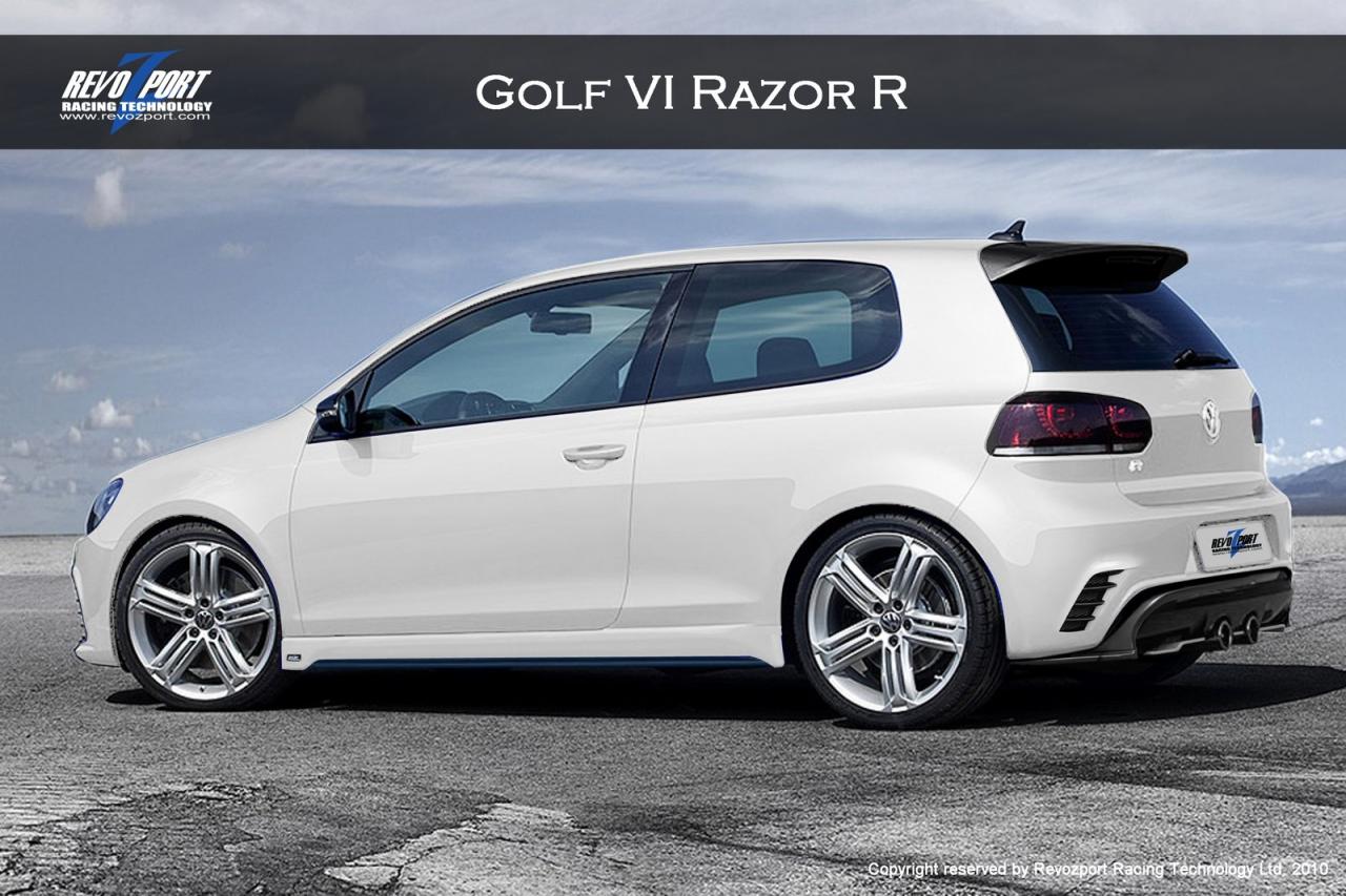 REVOZPORT VW Golf VI Razor R wallpaper Power Girl