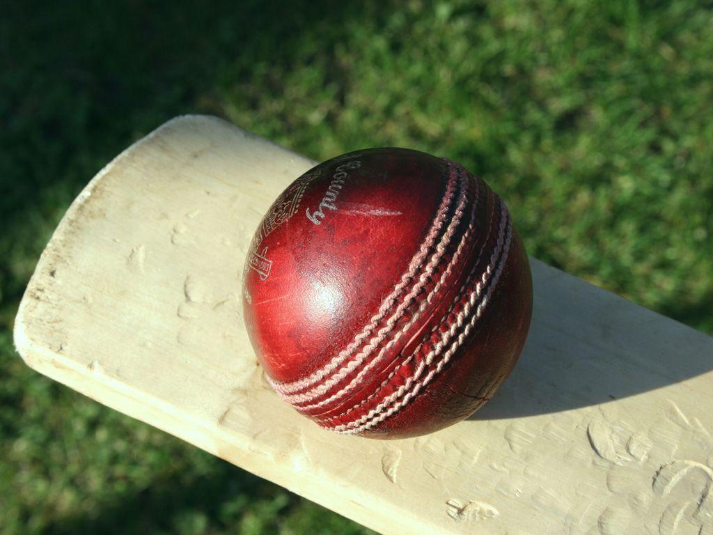 Cricket Ball Bat New HD Wallpaper