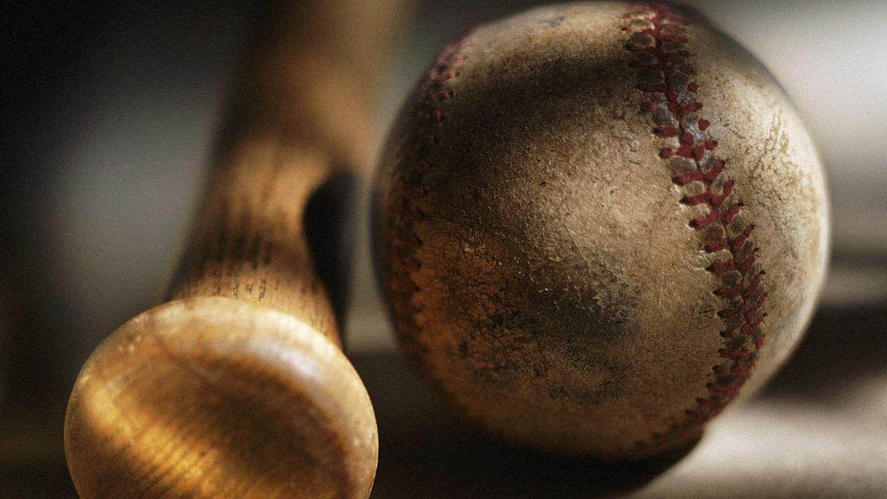 MLB Macro Baseball Bat Ball wallpaperx1080