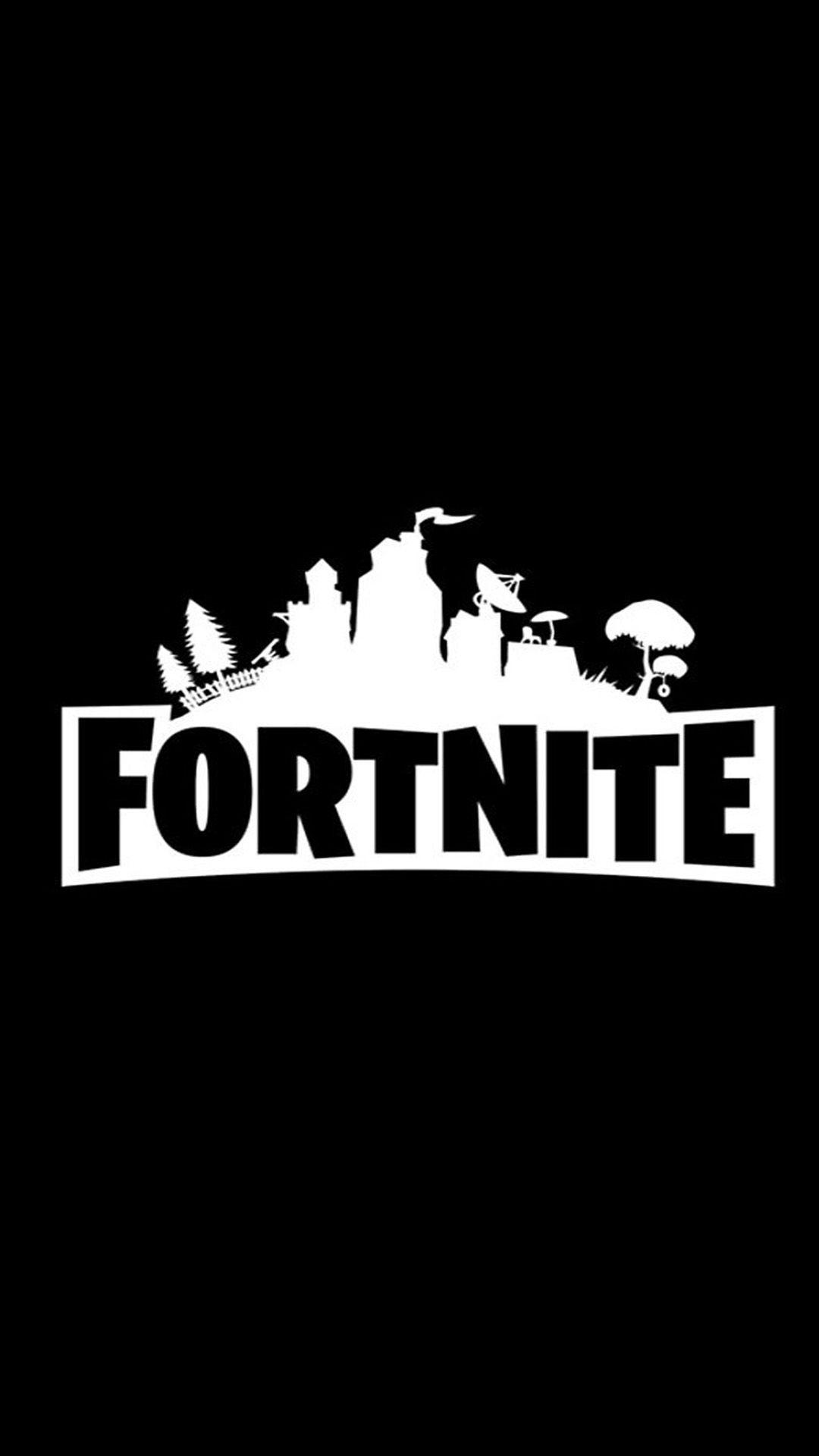 Fortnite Battle Royale Logo Minimal. Gamess. Mobile