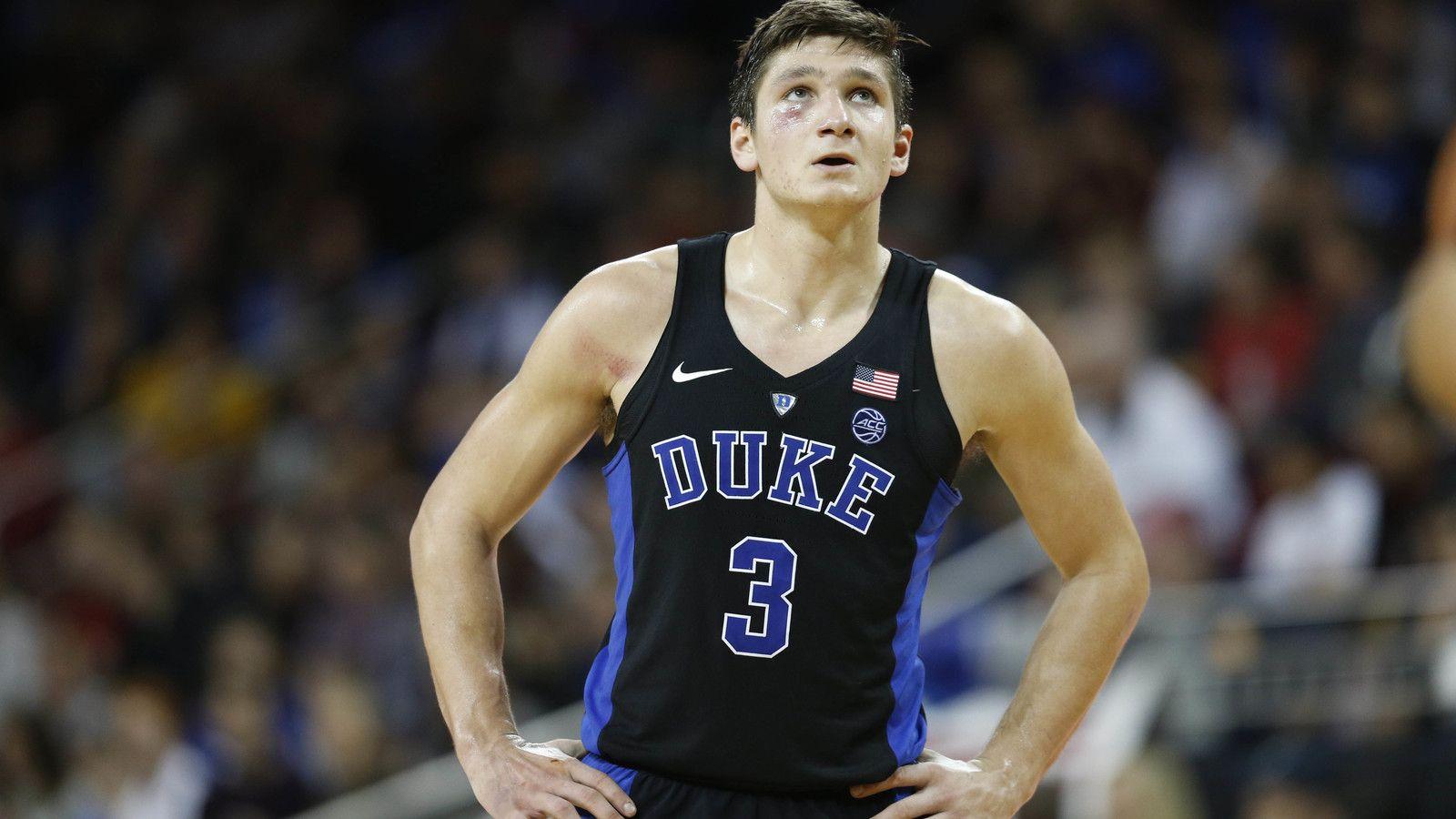 Grayson Allen received this black eye from an unlikely source