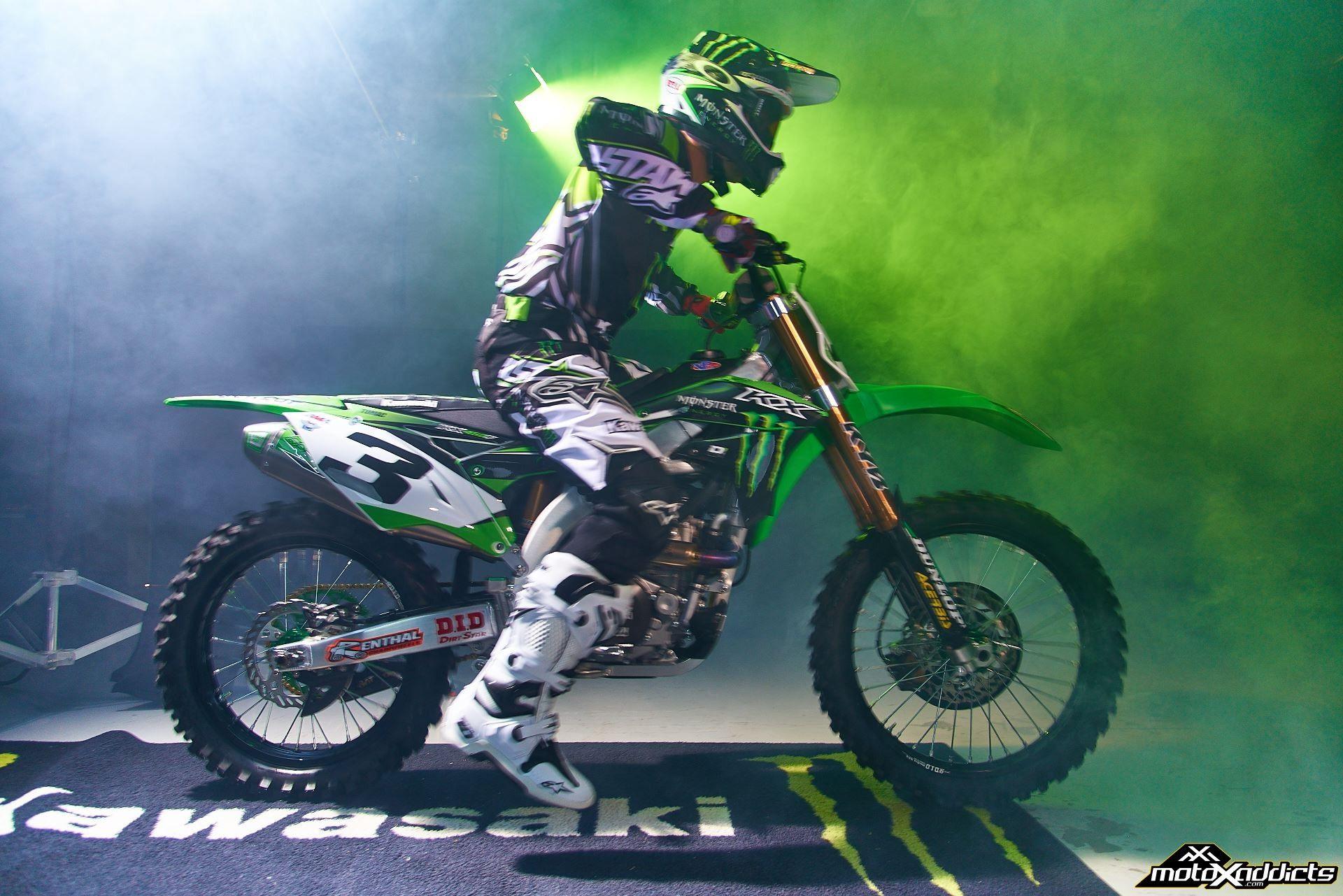 MotoXAddicts. Photo Fix: Eli Tomac on Factory Monster Energy Kawasaki