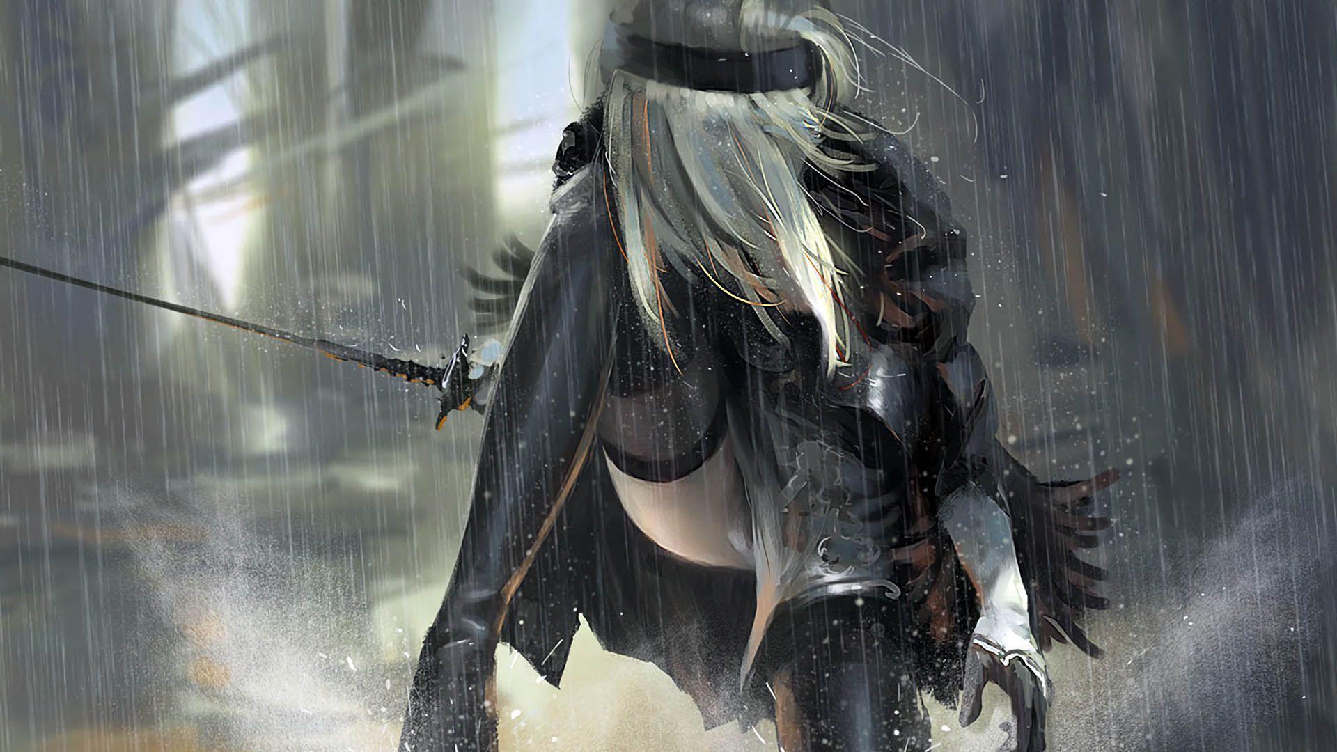 2B Nier Automata 1920x1080 wallpaper. Favorite Games