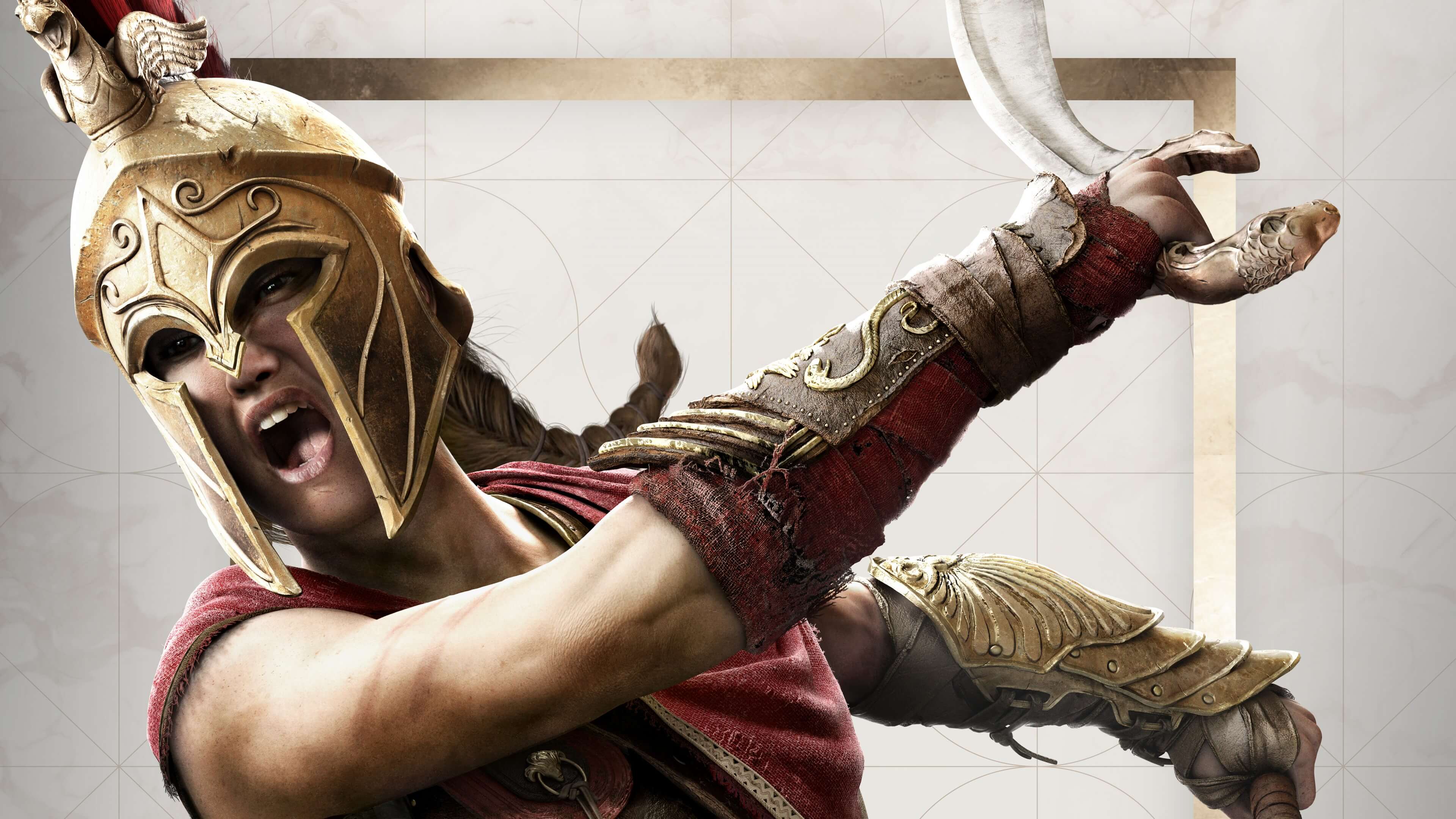 Kassandra in Assassin's Creed Odyssey 5K Wallpapers.