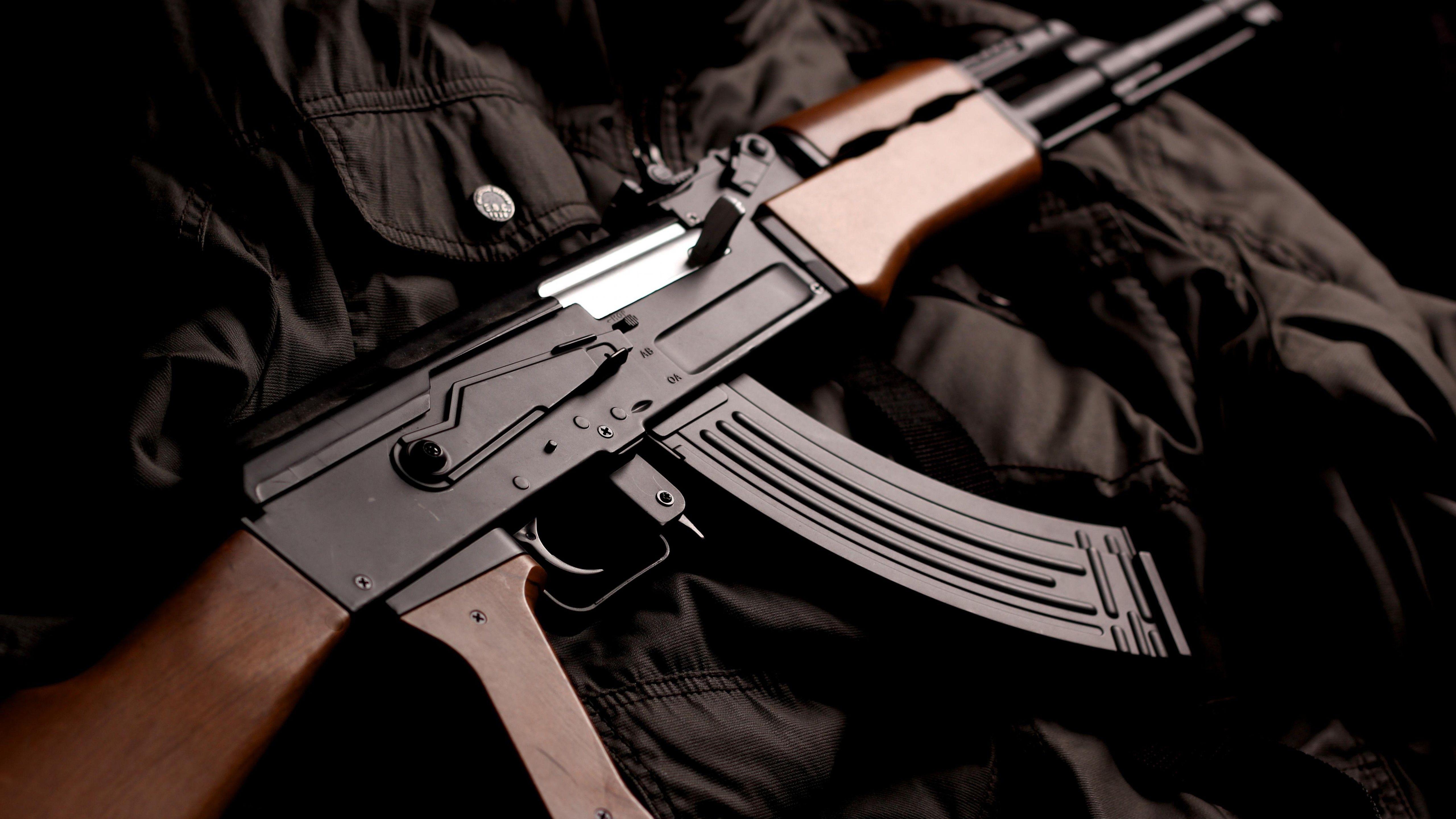 Wallpaper AK 74, Kalashnikov, AK 47, Assault Rifle, Russia, USSR