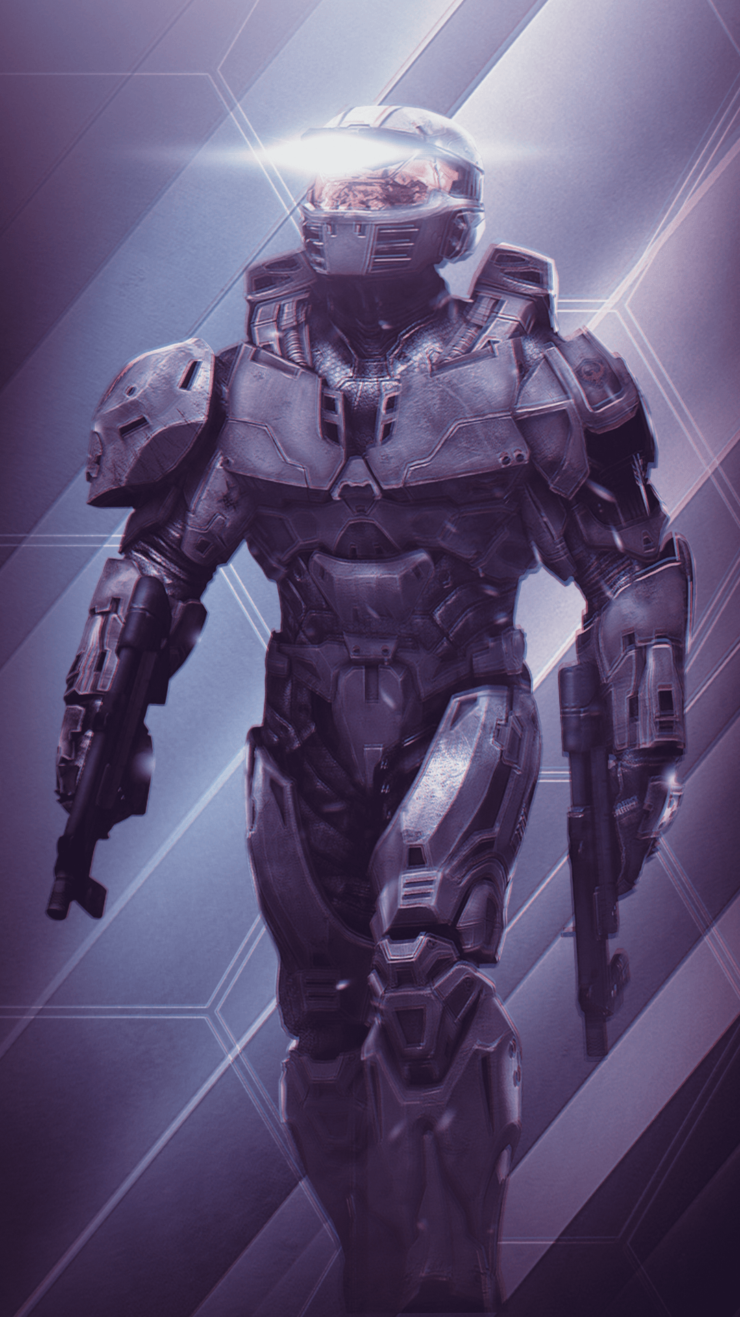 I made a lil Halo Phone Wallpaper
