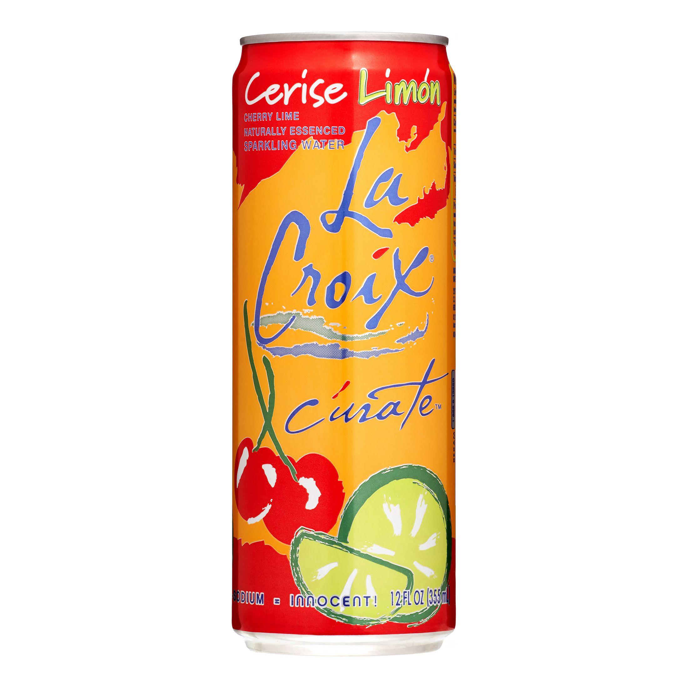 LaCroix Curate Sparkling Water, Cherry Lime, 12 Fl Oz, 8 Ct