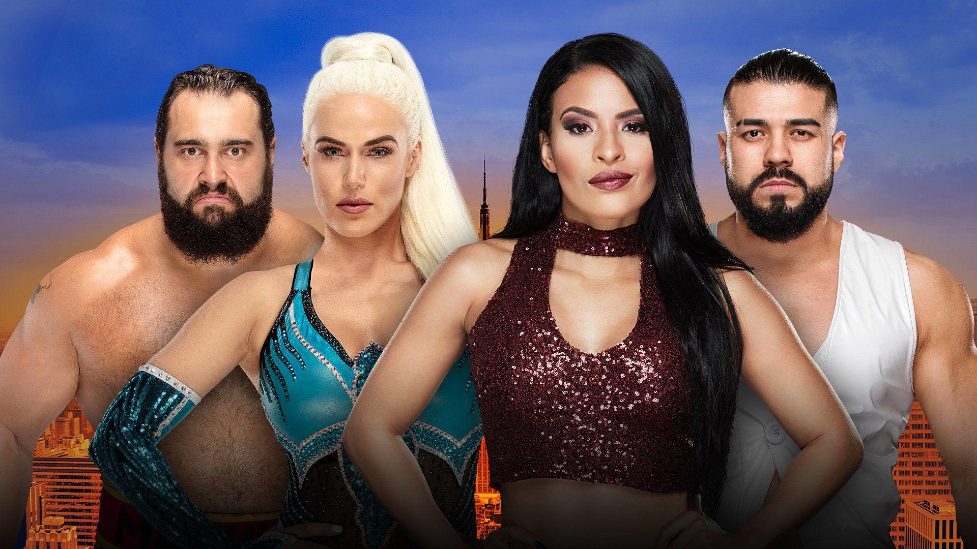 Rusev & Lana vs. Andrade “Cien” Almas & Zelina Vega Kickoff Match