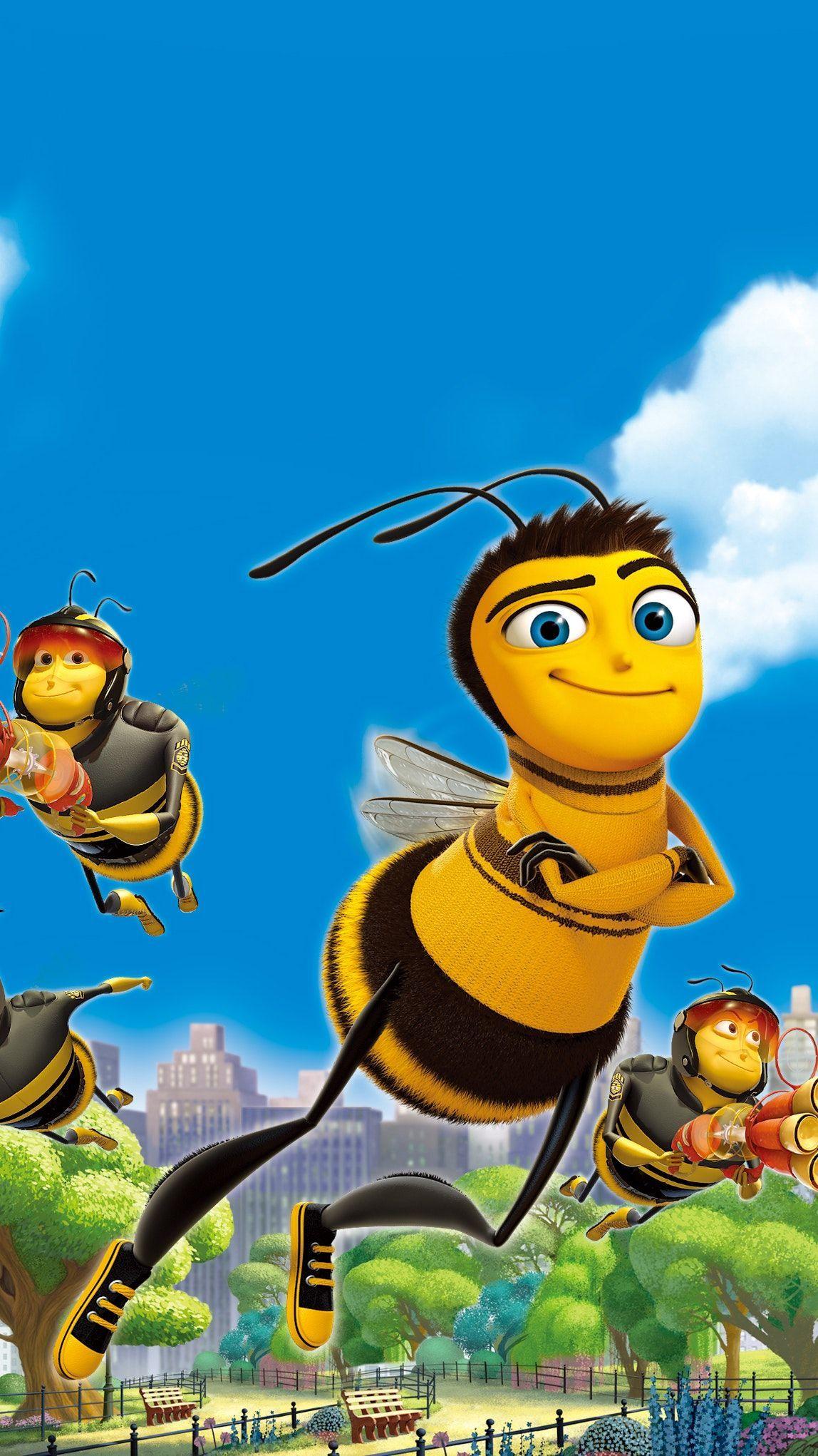 Bee Movie (2007) Phone Wallpaper. Animation. Bee movie