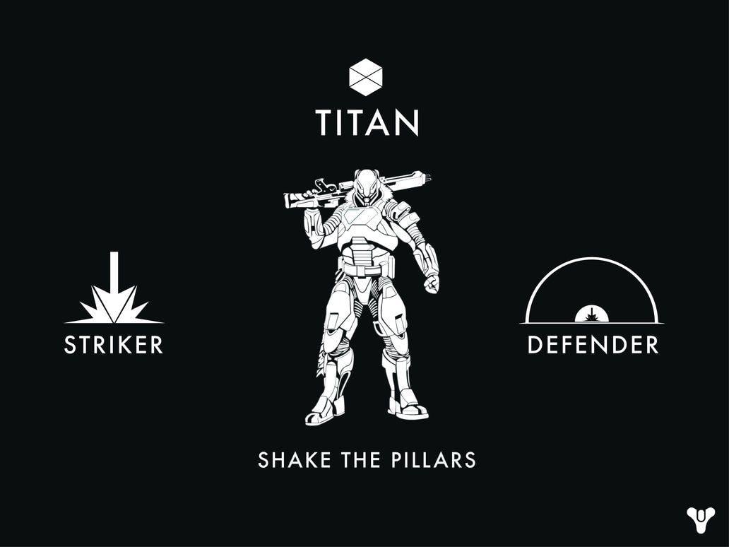 destiny titan symbol wallpaper