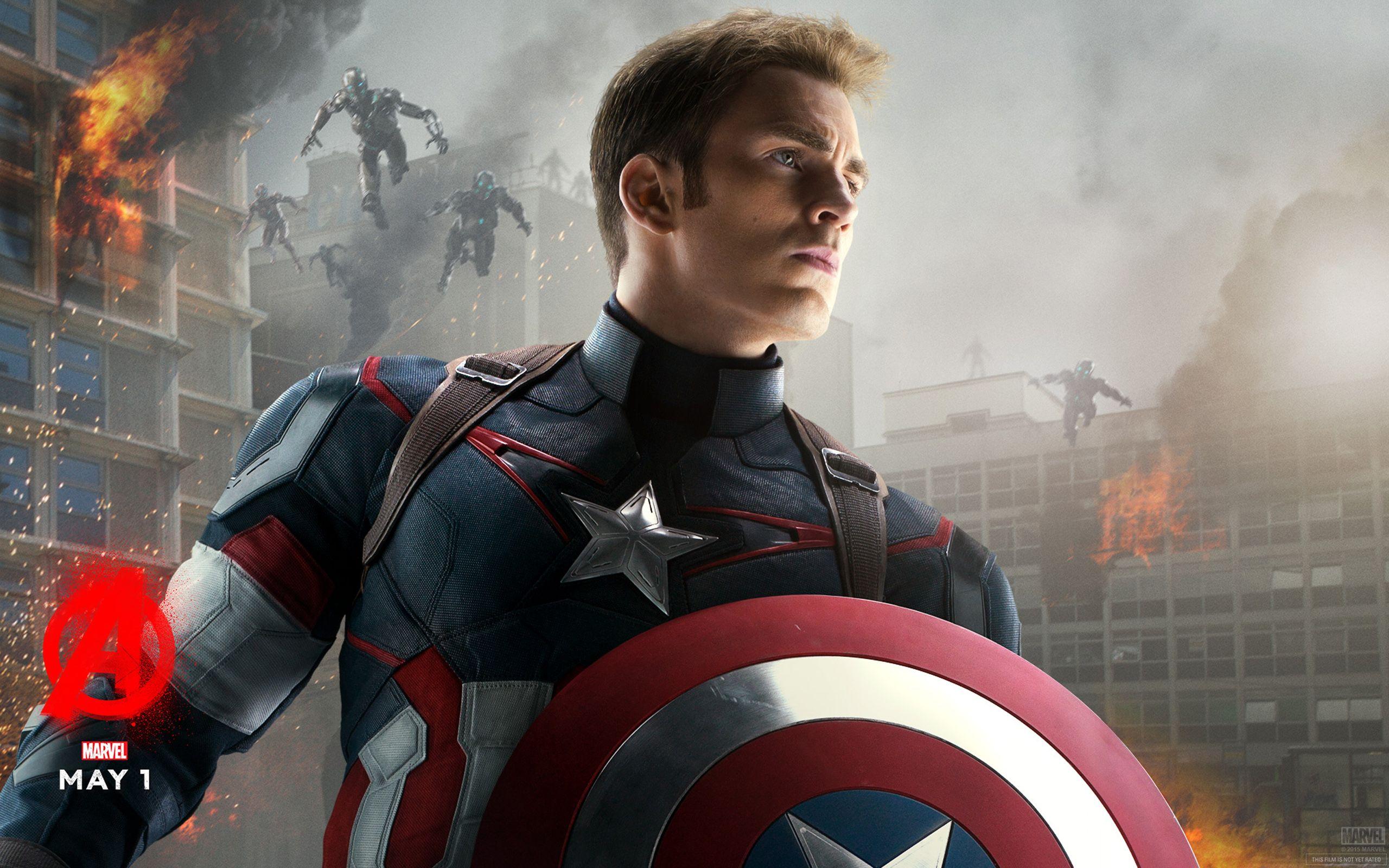 Avengers Age Of Ultron Captain America Marvel Poster HD Desktop