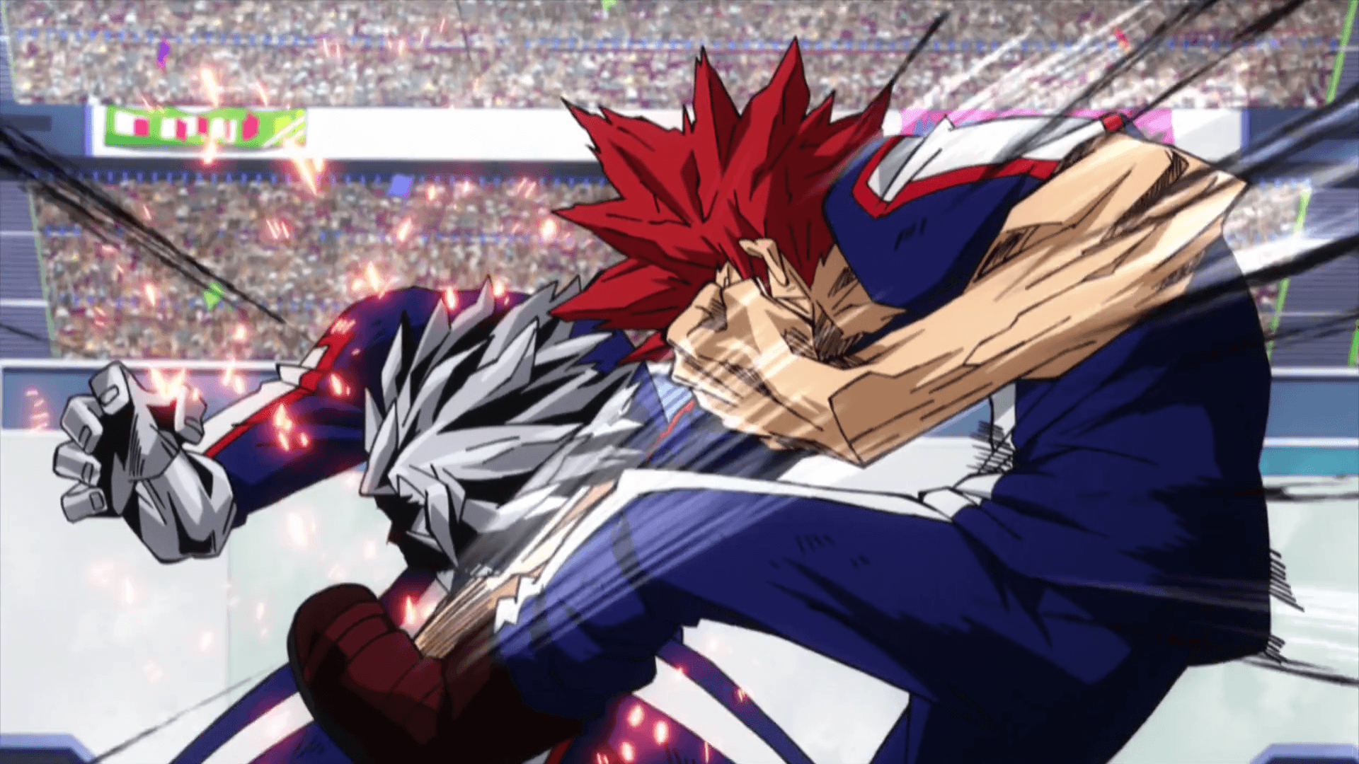 Eijiro vs Tetsutetsu 2.png. Boku no Hero Academia