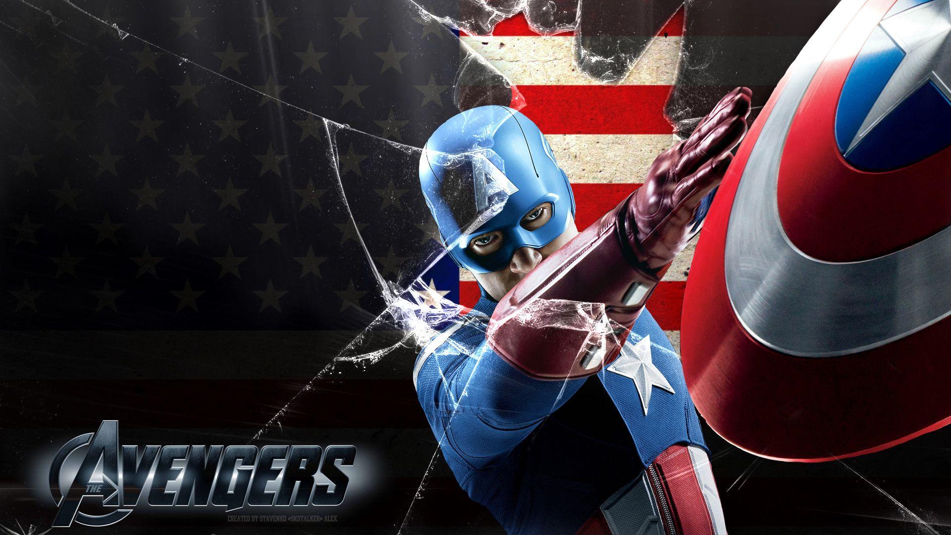 Captain America Logo Wallpaper