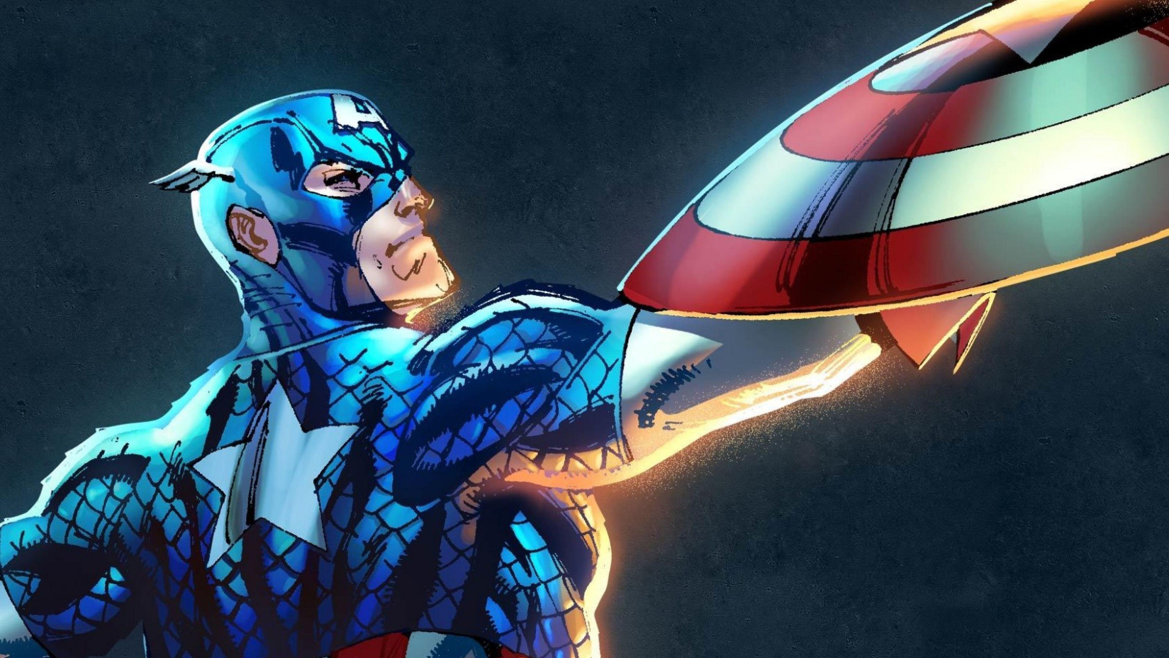 Wallpaper for Pc Marvel Elegant 4k Ultra HD Captain America