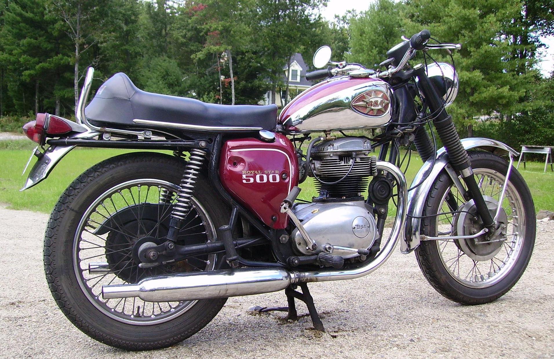 bsa vintage bike