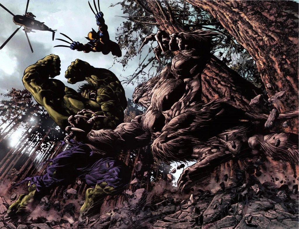 hulk, wolverine, sasquatch. Zoom Comics Comic Book Wallpaper