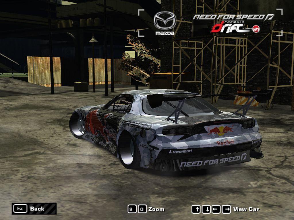 Need For Speed Most Wanted Mazda MADMIKE redbull rx7