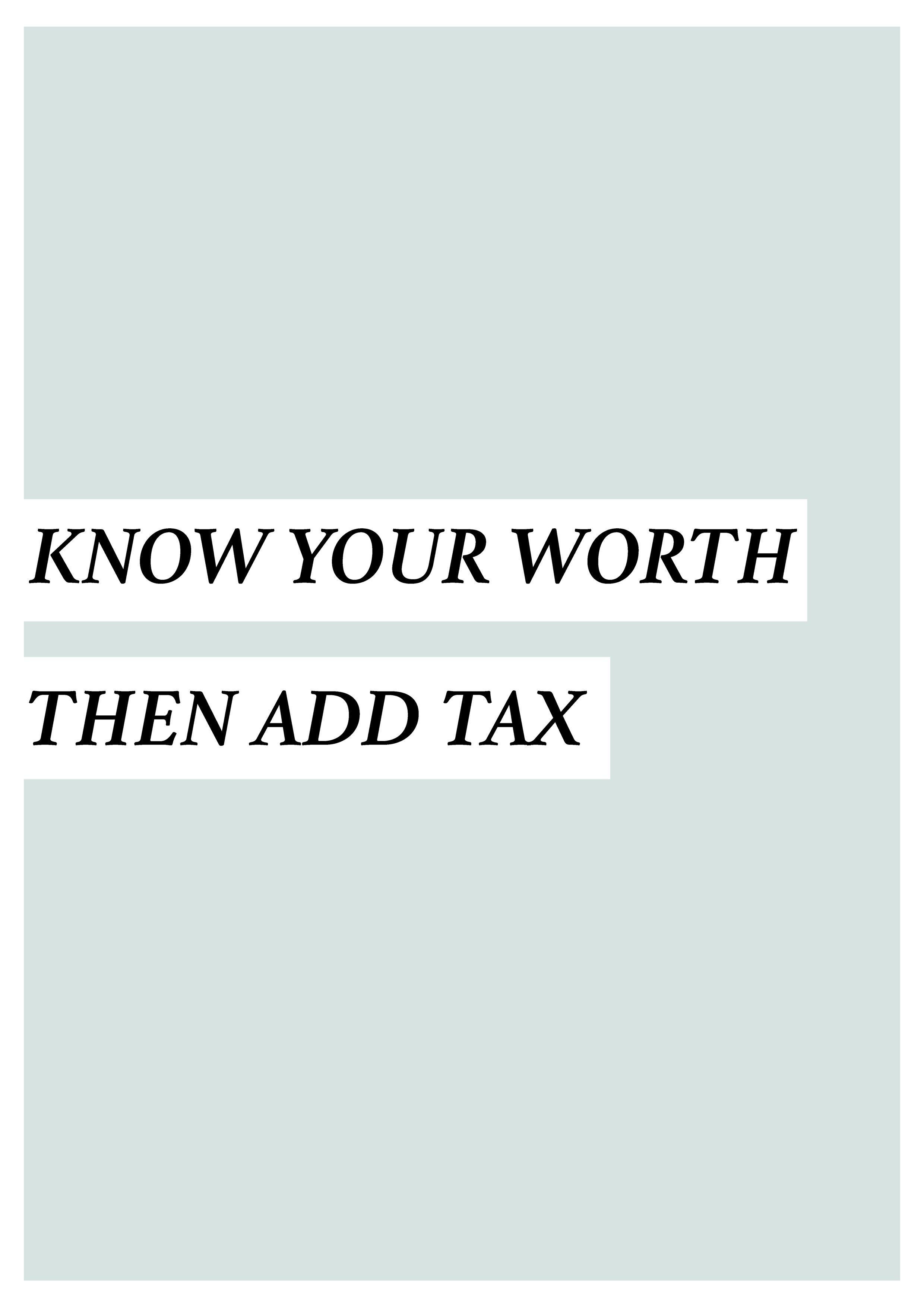Know Your Worth Inspirational Wall Art Print. My Designs