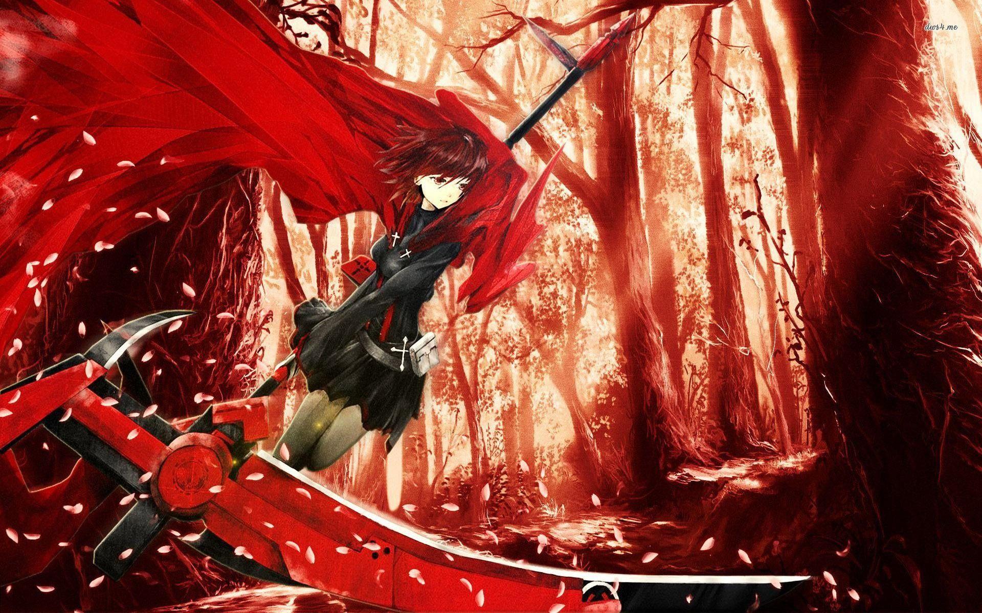Red Hair Anime Wallpapers Wallpaper Cave