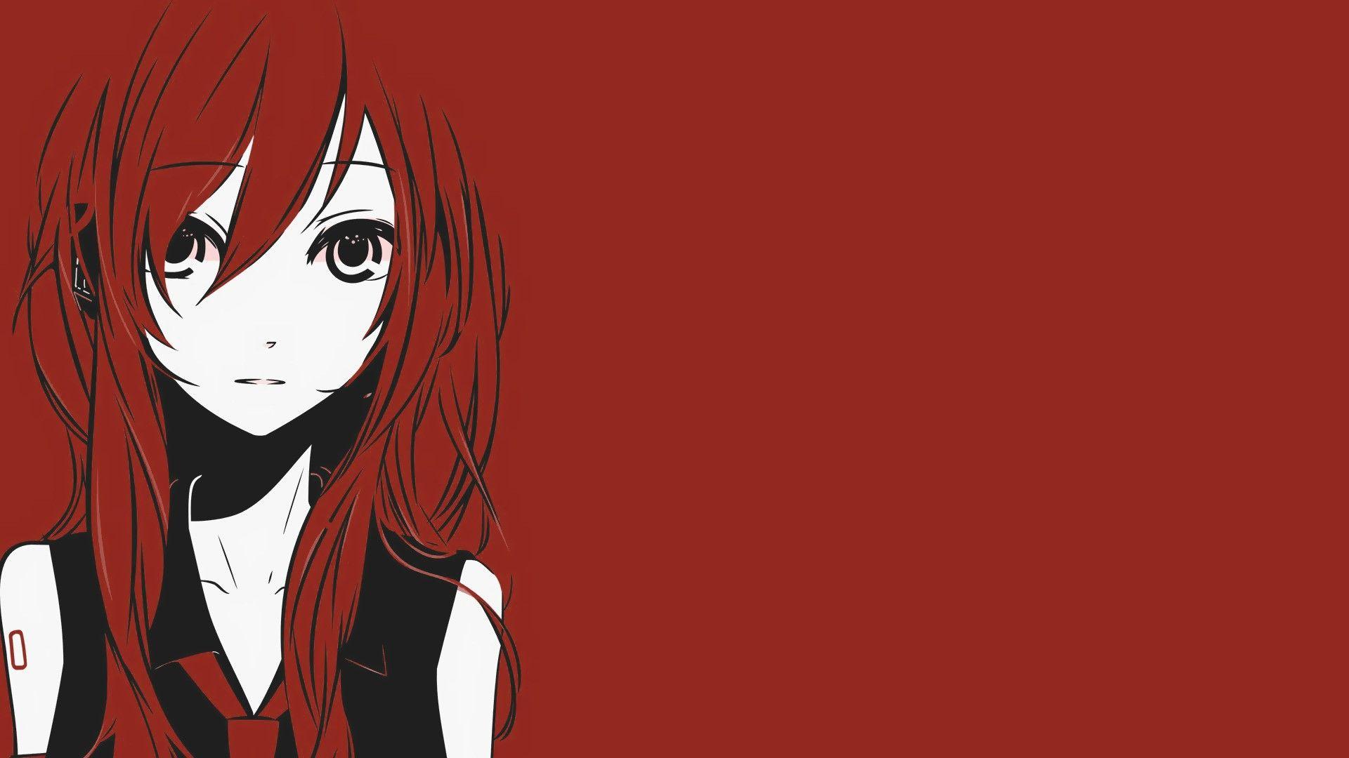Red Hair Anime Wallpapers - Wallpaper Cave