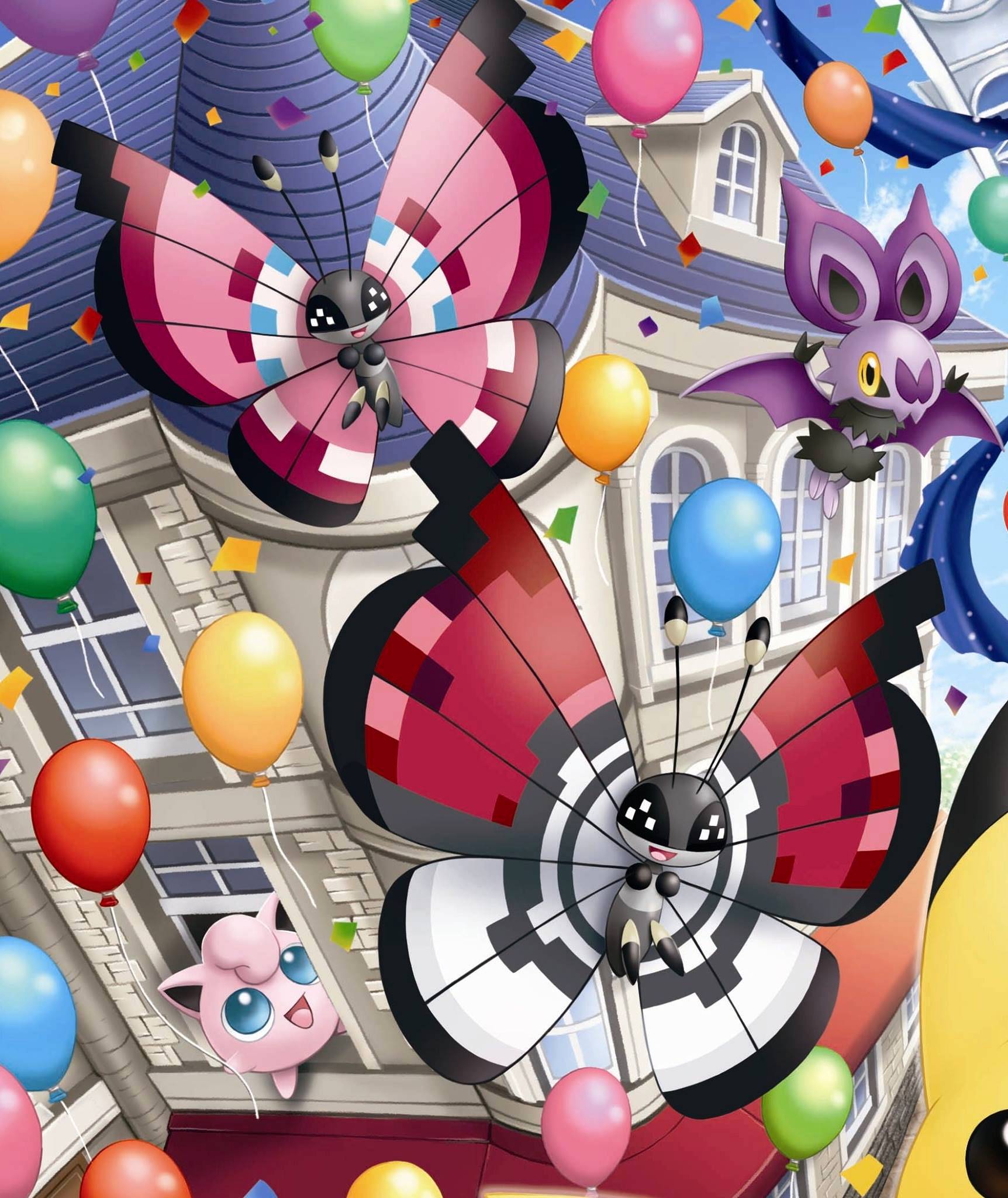 Pokémon image PokéBall Pattern Vivillon HD wallpaper and background