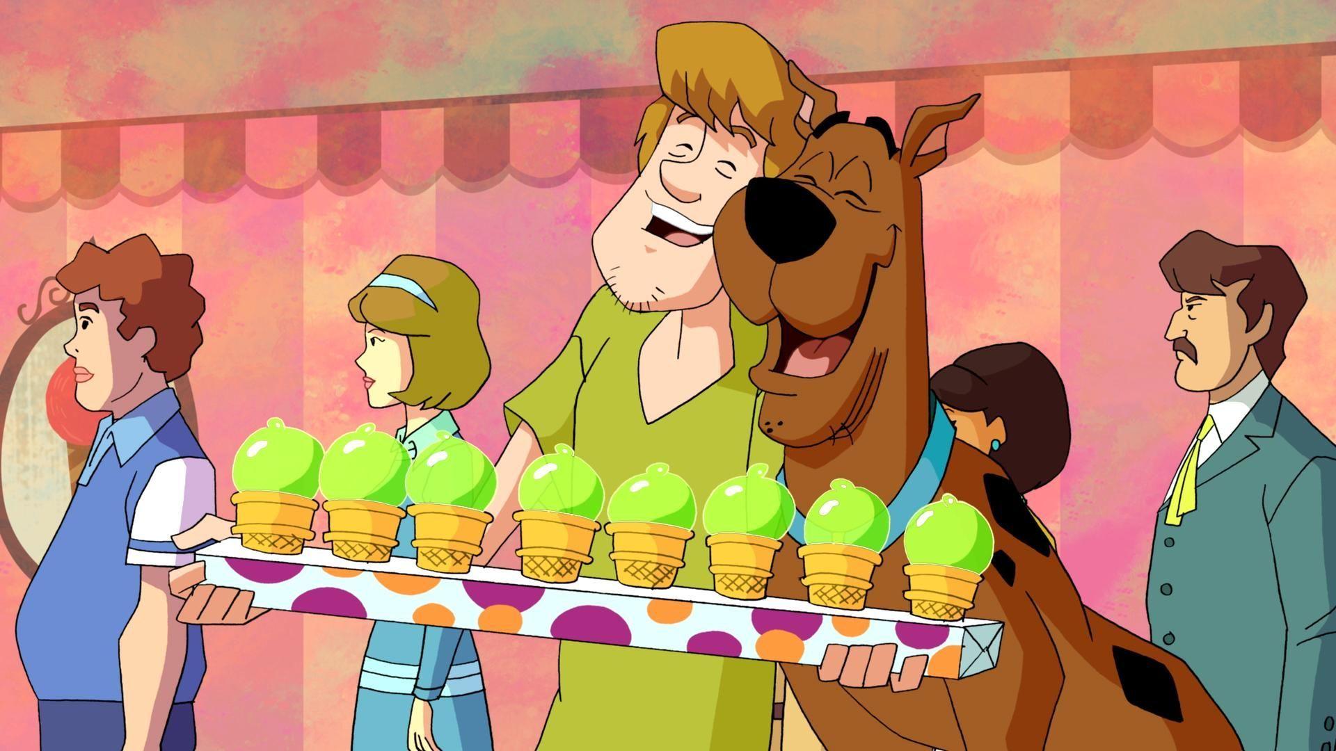 hd scooby doo and shaggy eating food wallpaper 1920x1080
