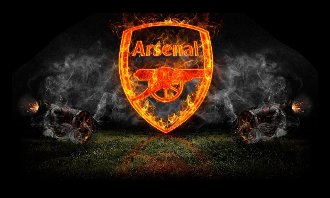 3D WALLPA: Arsenal Fire Logo HD Wallpaper Football Wallpaper