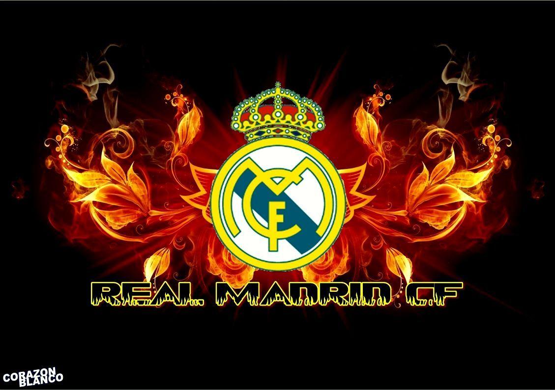 Real Madrid Logo Football Wallpaper. Wallpaper HD. Wallpaper