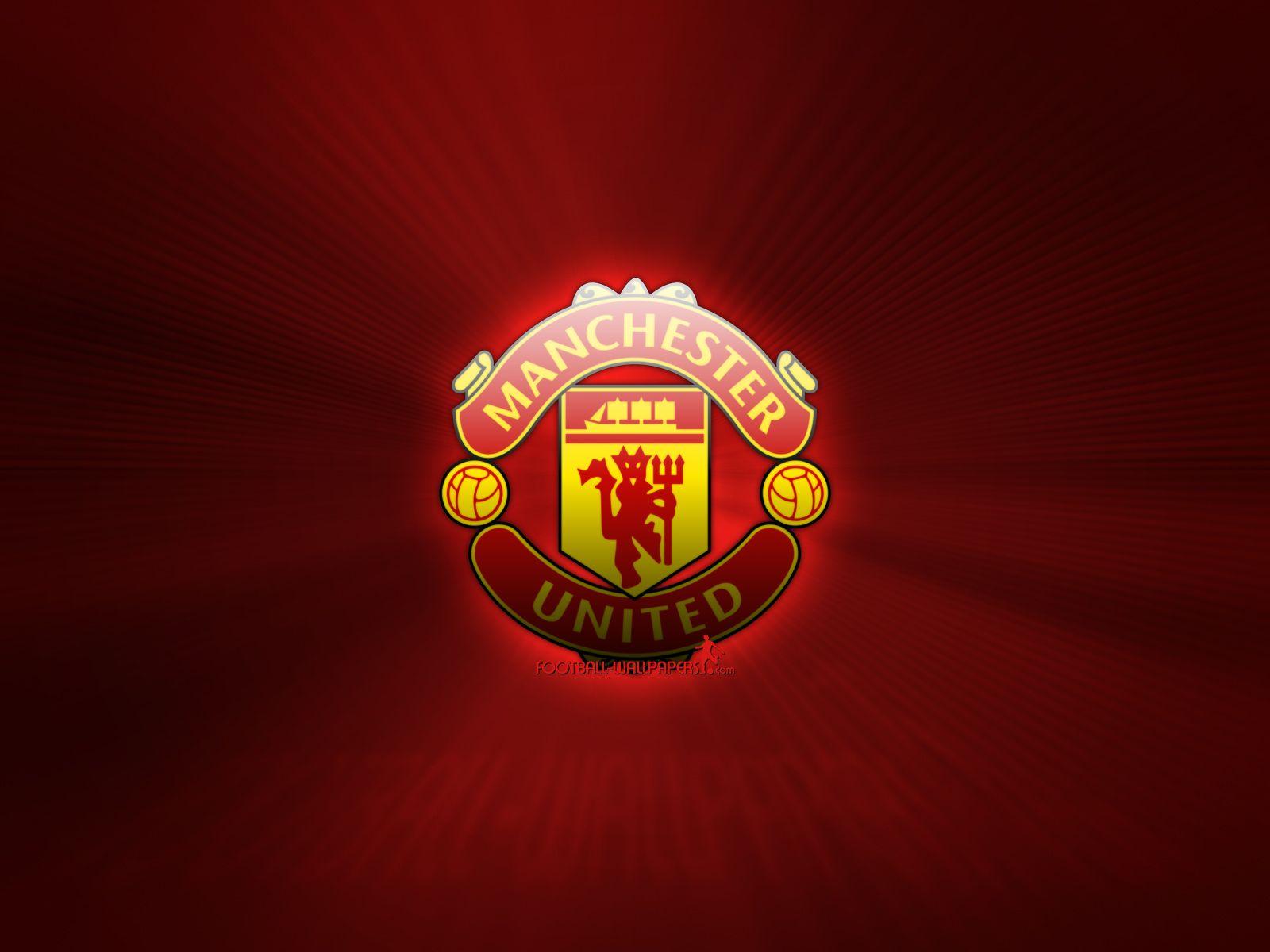 manchester united fc football logo HD wallpaper of
