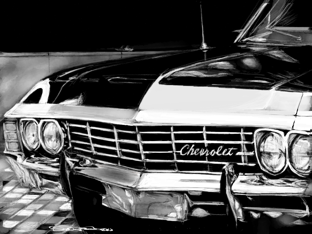 Impala 67 Supernatural Wallpaper Celular Labzada Wallpaper