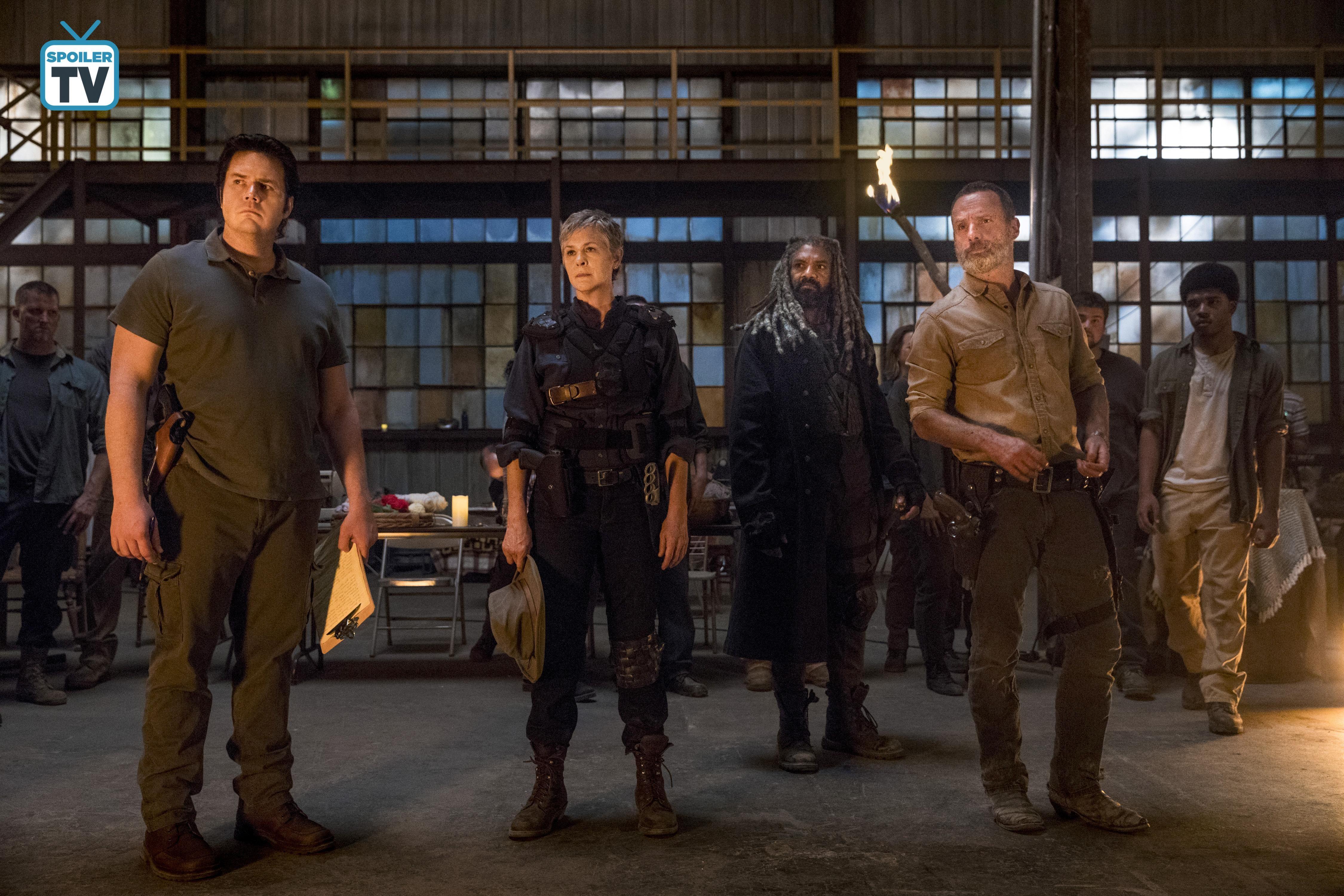 The Walking Dead image Season 9 Eugene, Carol, Ezekiel and Rick