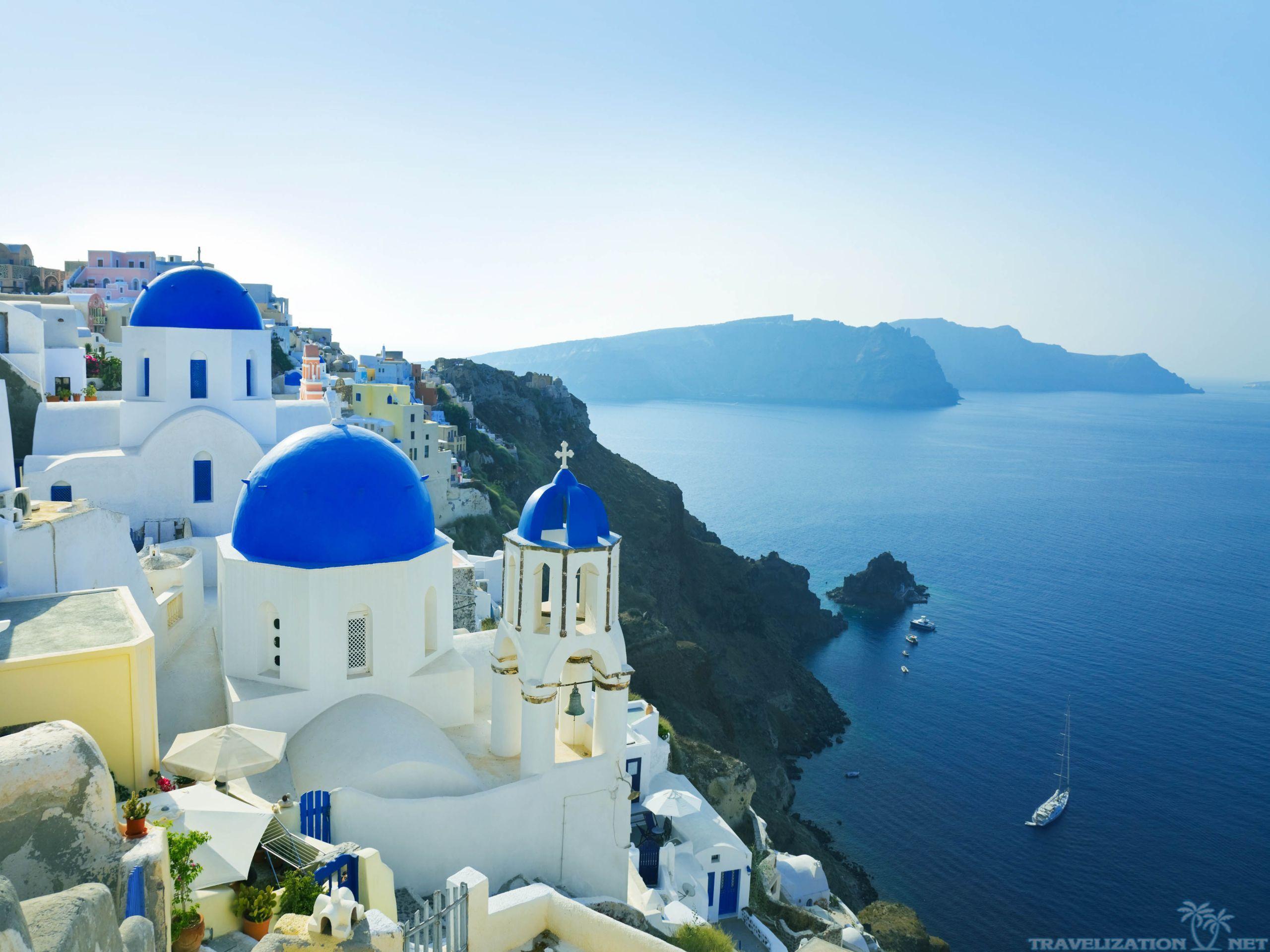 Santorini Wallpaper 25 X 1920