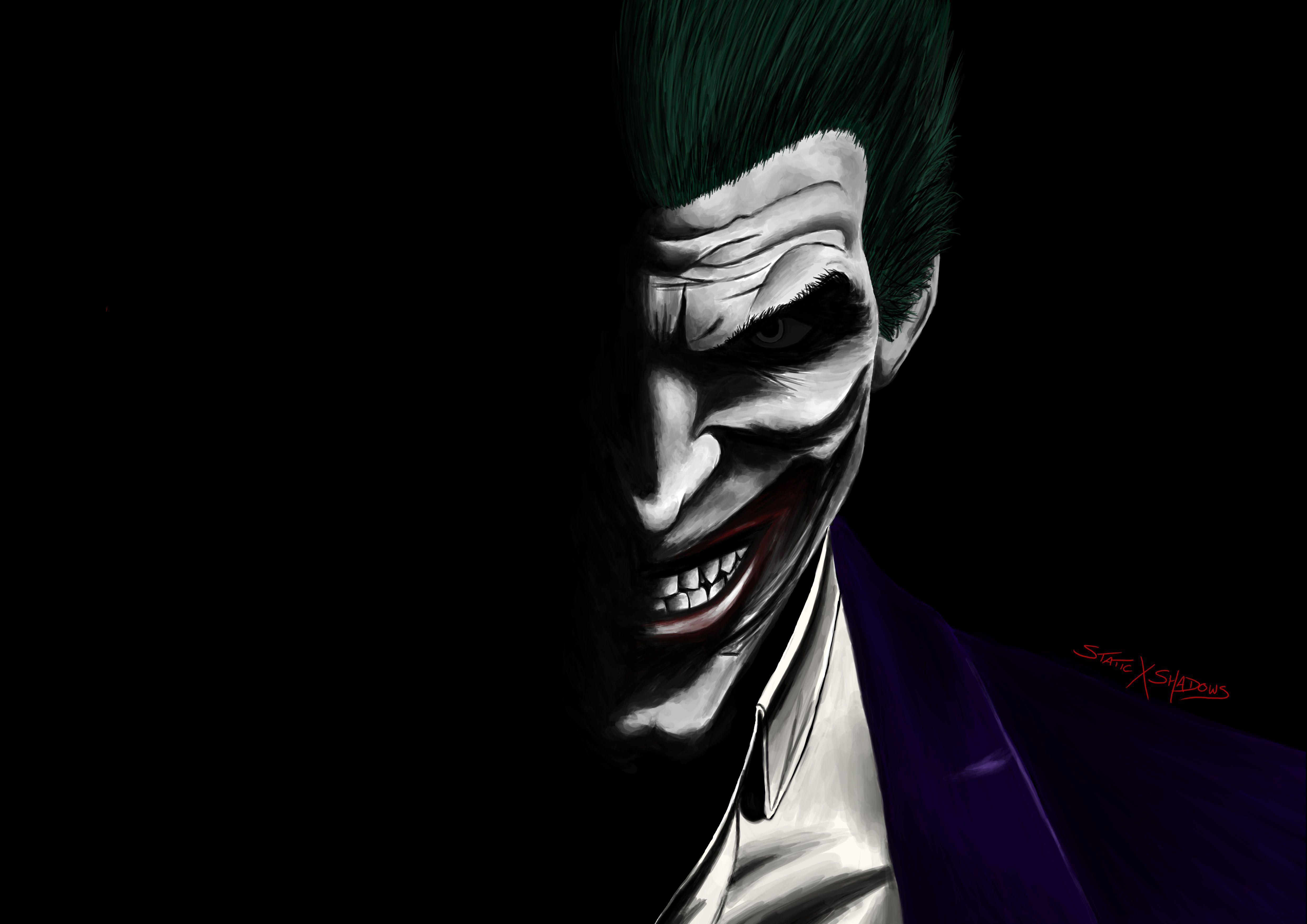Joker Artwork 5k, HD Superheroes, 4k Wallpaper, Image, Background