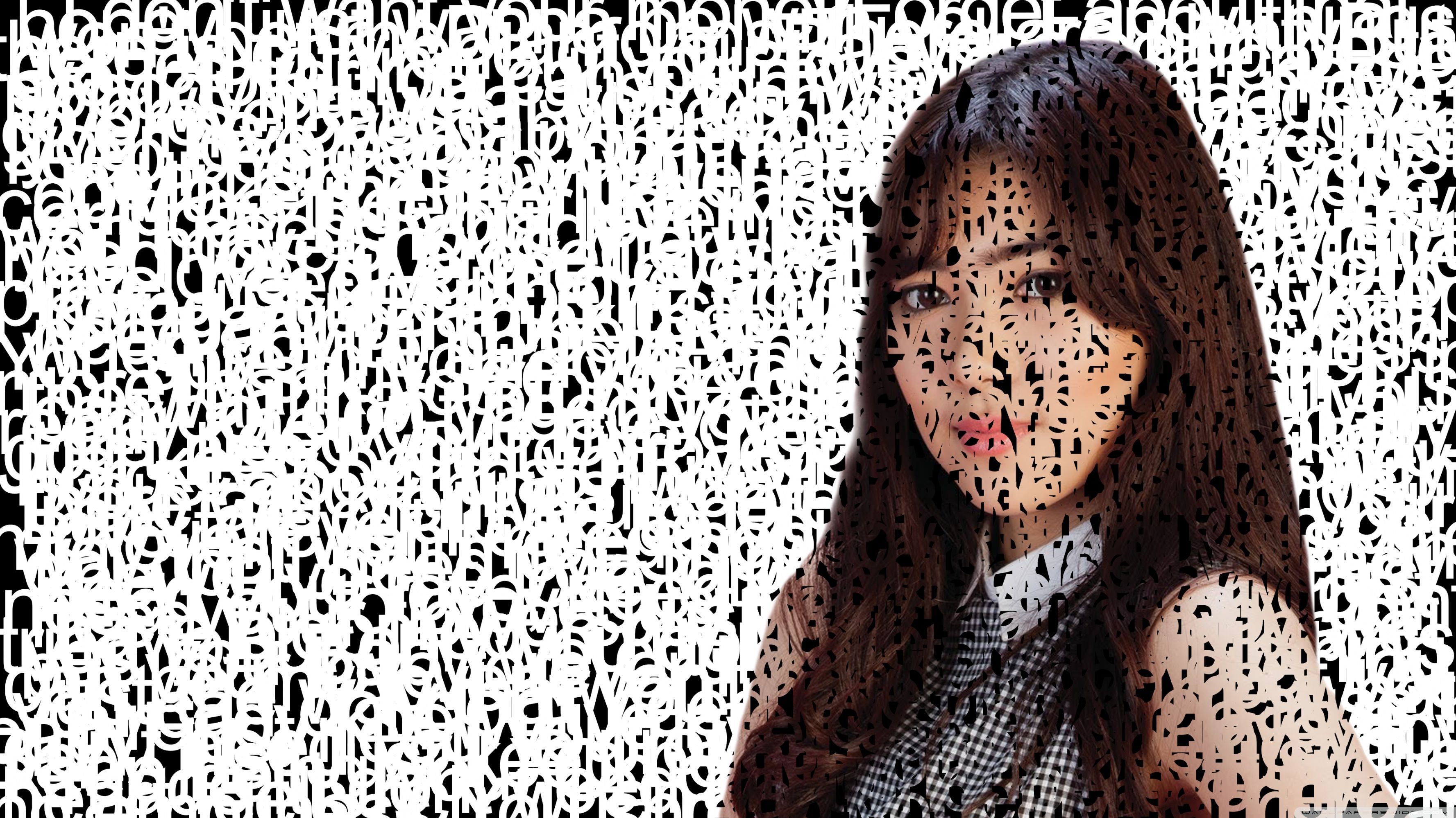 Isyana Sarasvati Typography ❤ 4K HD Desktop Wallpaper for 4K Ultra