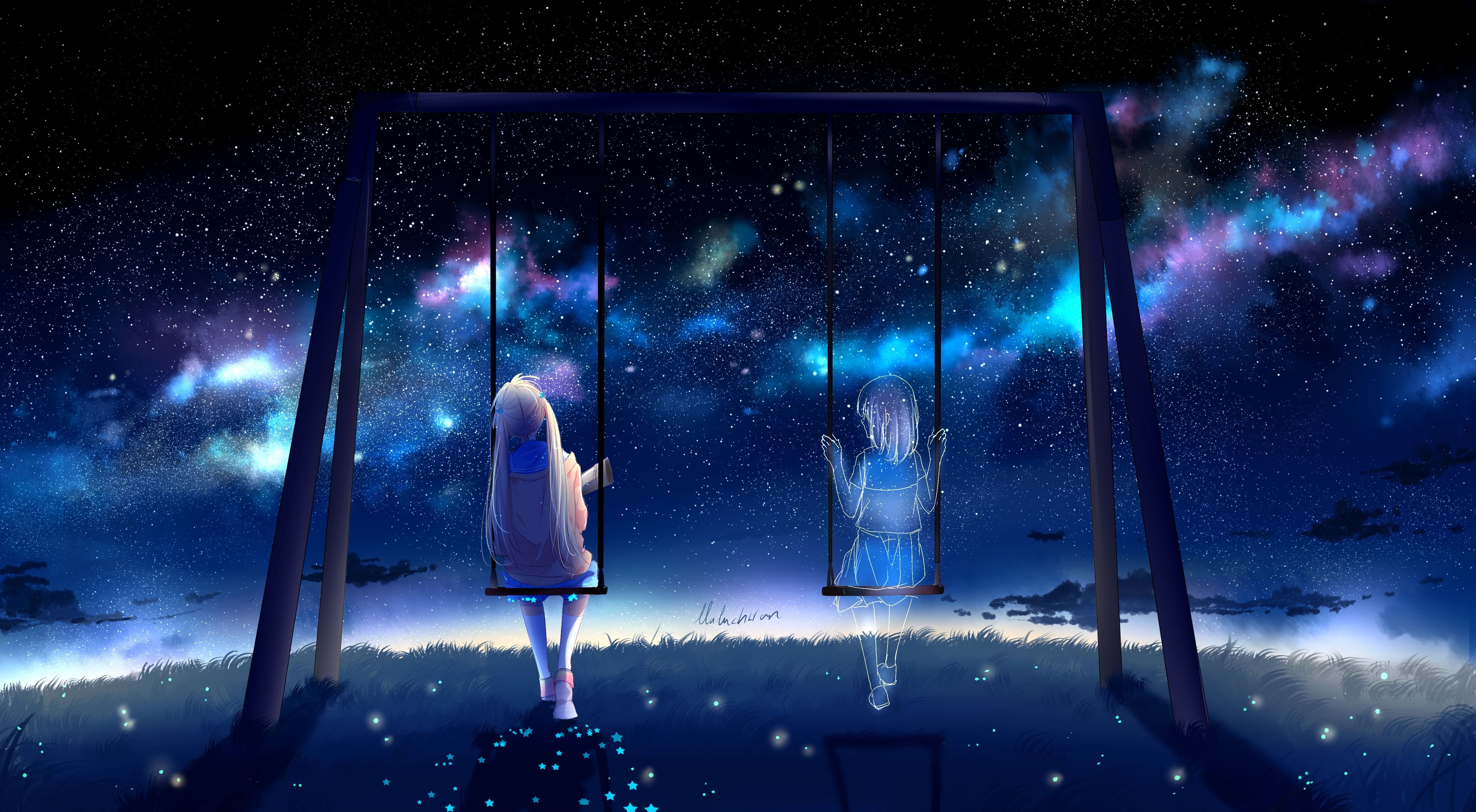 Anime Lonely Girl Wallpapers - Wallpaper Cave