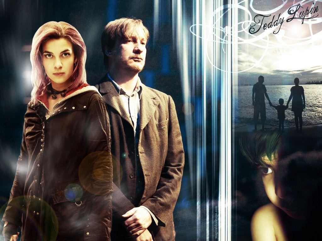 Tonks, Lupin and Teddy. <3