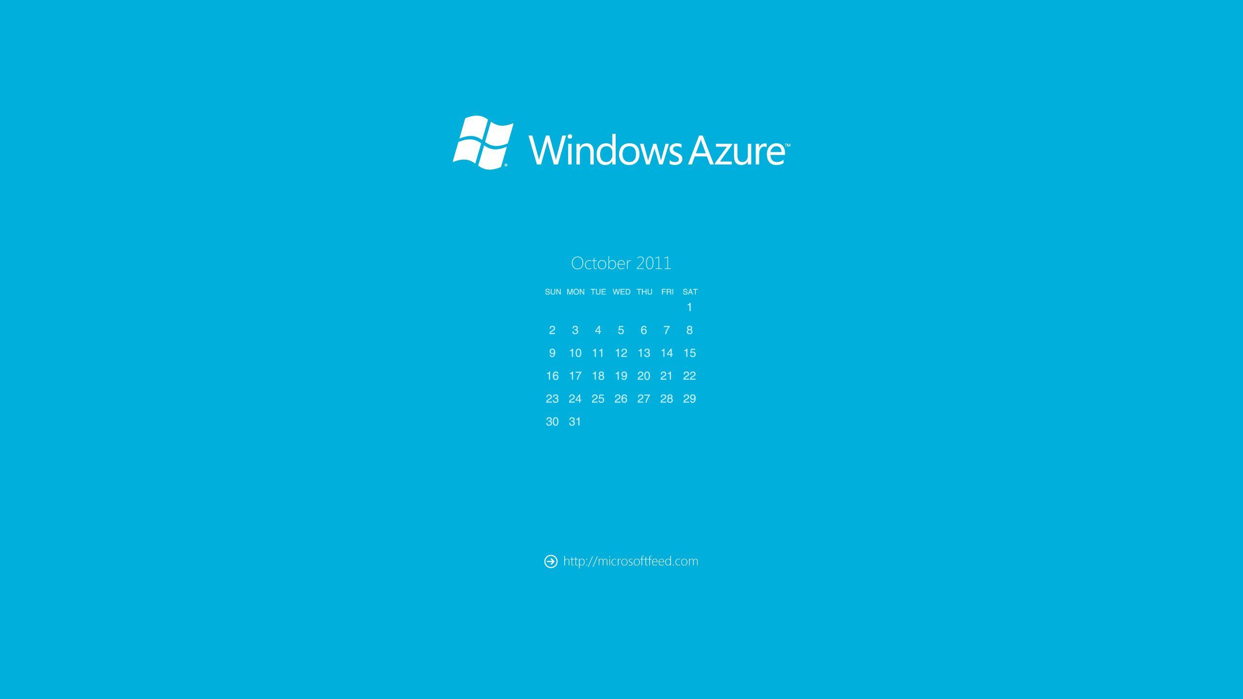 Windows Azure Wallpapers with 2560x1440 Resolution