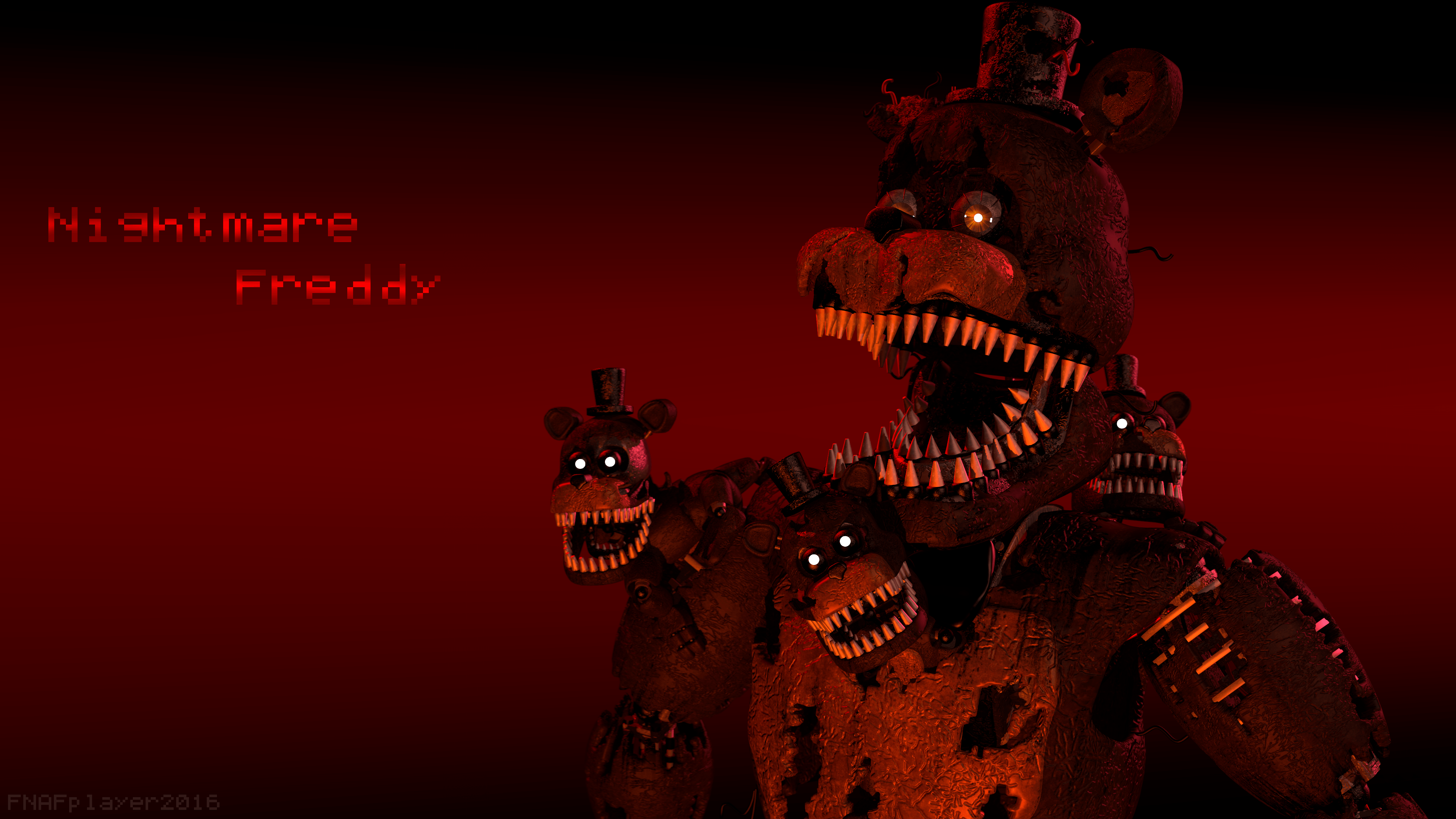 SFM FNaF] Nightmare Freddy Wallpaper [4K]