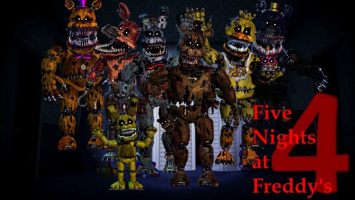 Five Nights at Freddy's 4 Wallpaper!!