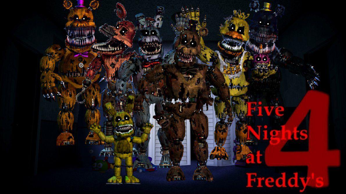 Nightmare Freddy Wallpapers Wallpaper Cave