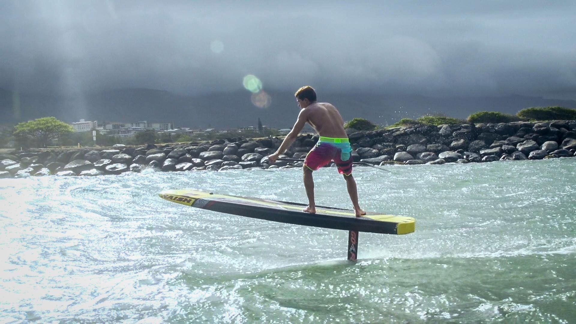 Watch A Stand Up Paddle Board Fly In The Water